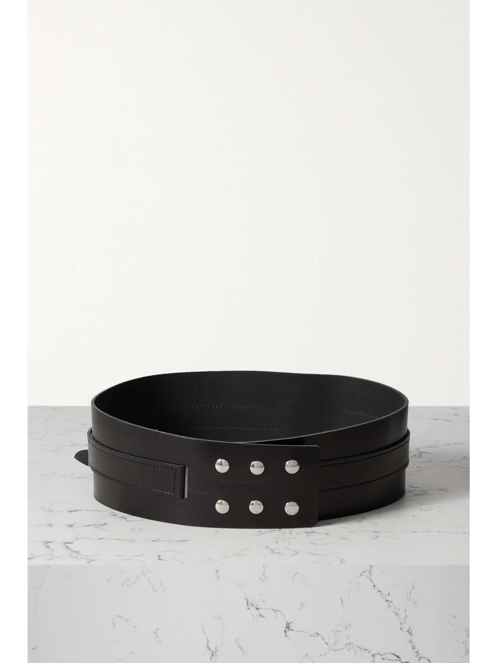 ISABEL MARANT Moshy leather waist belt