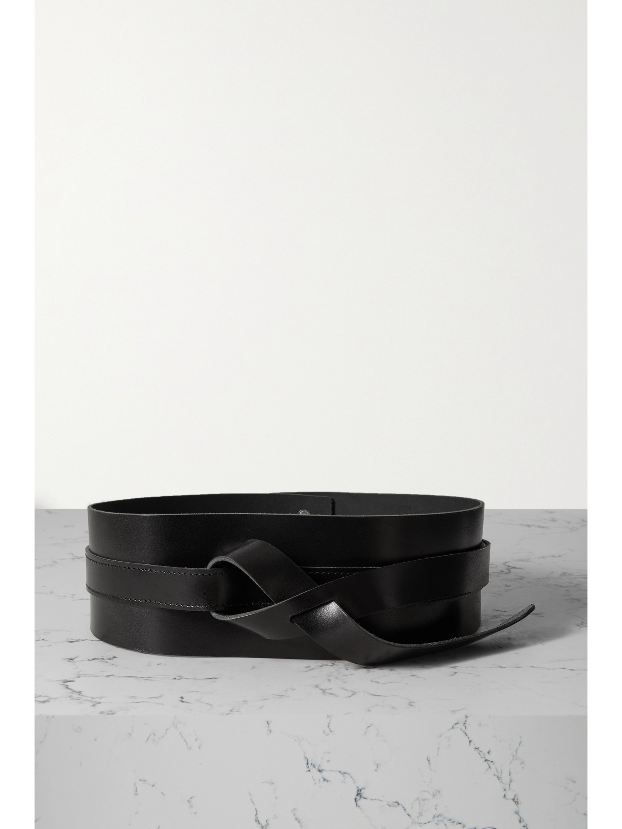 Isabel Marant - Moshy Leather Waist Belt - Black