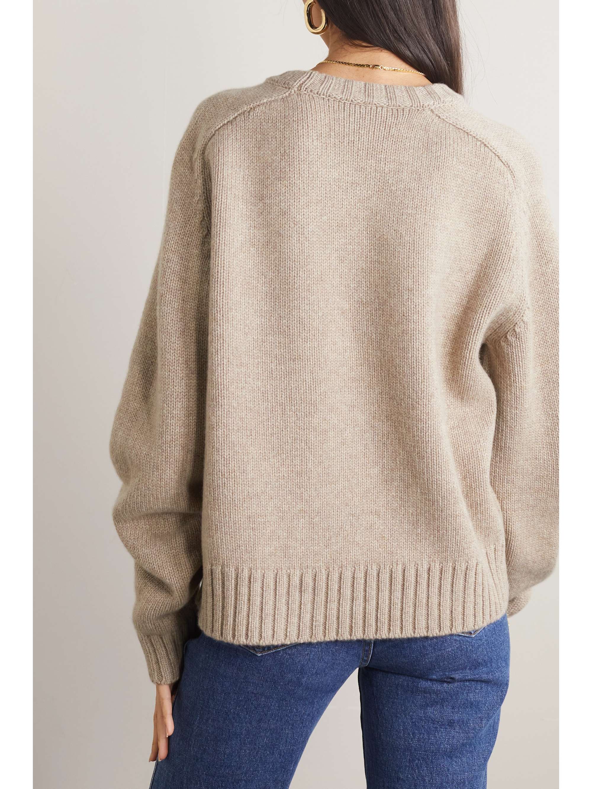 KHAITE Mae cashmere sweater