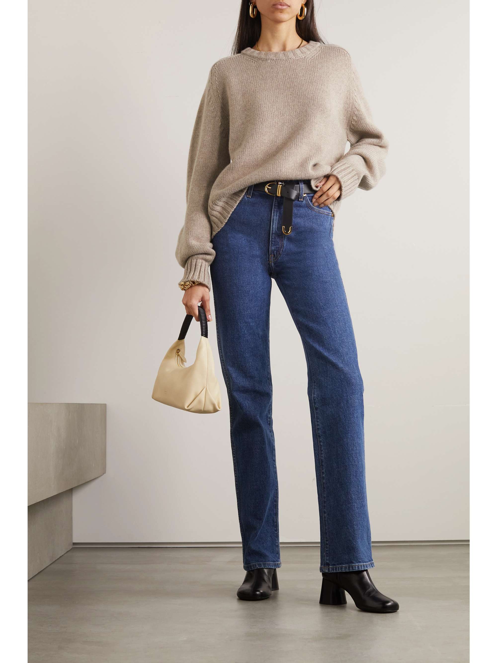 KHAITE Mae cashmere sweater