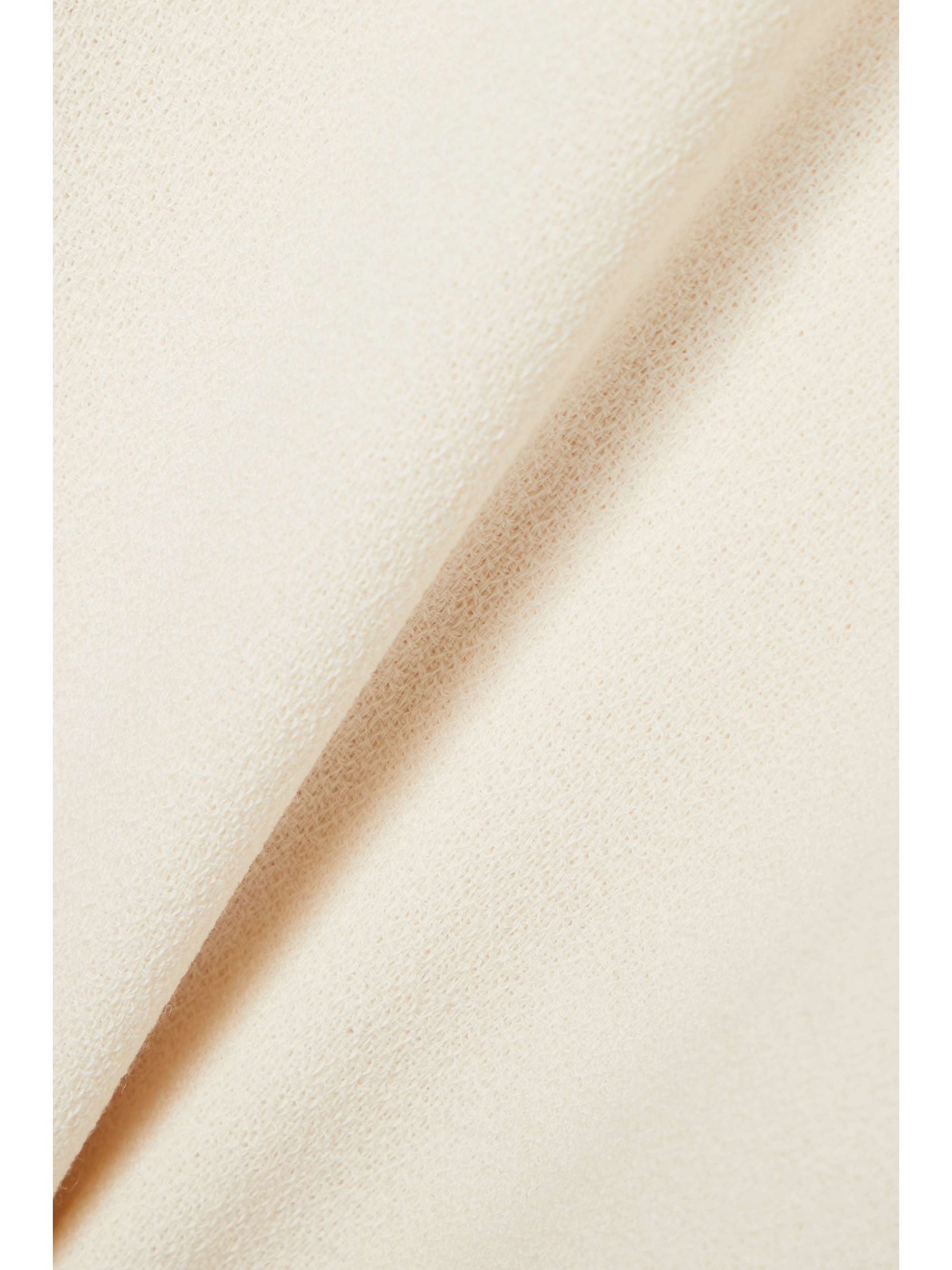 KHAITE Octavia off-the-shoulder wool-crepe mini dress