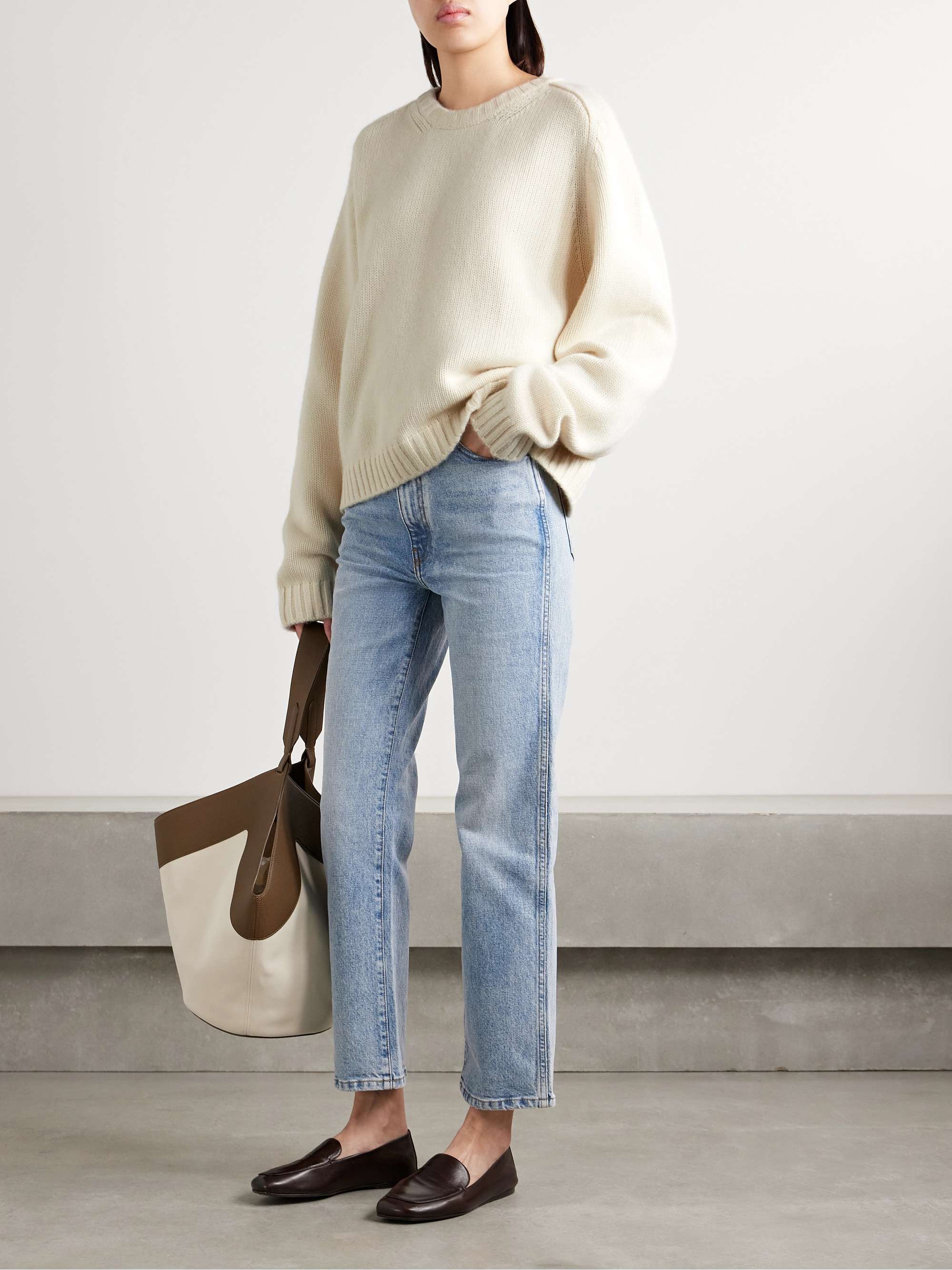 KHAITE Mae cashmere sweater