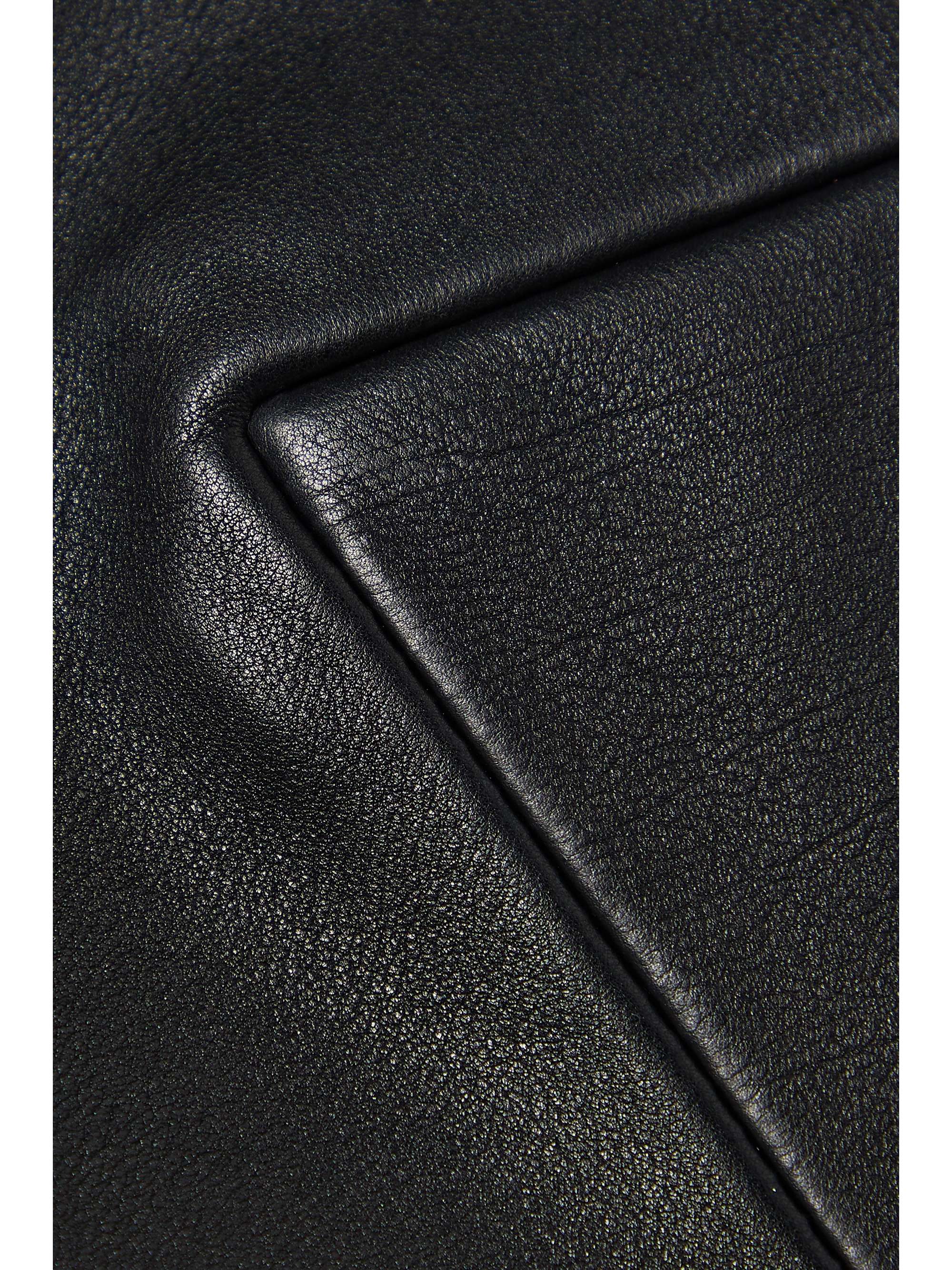 KHAITE Audra cropped leather tank top