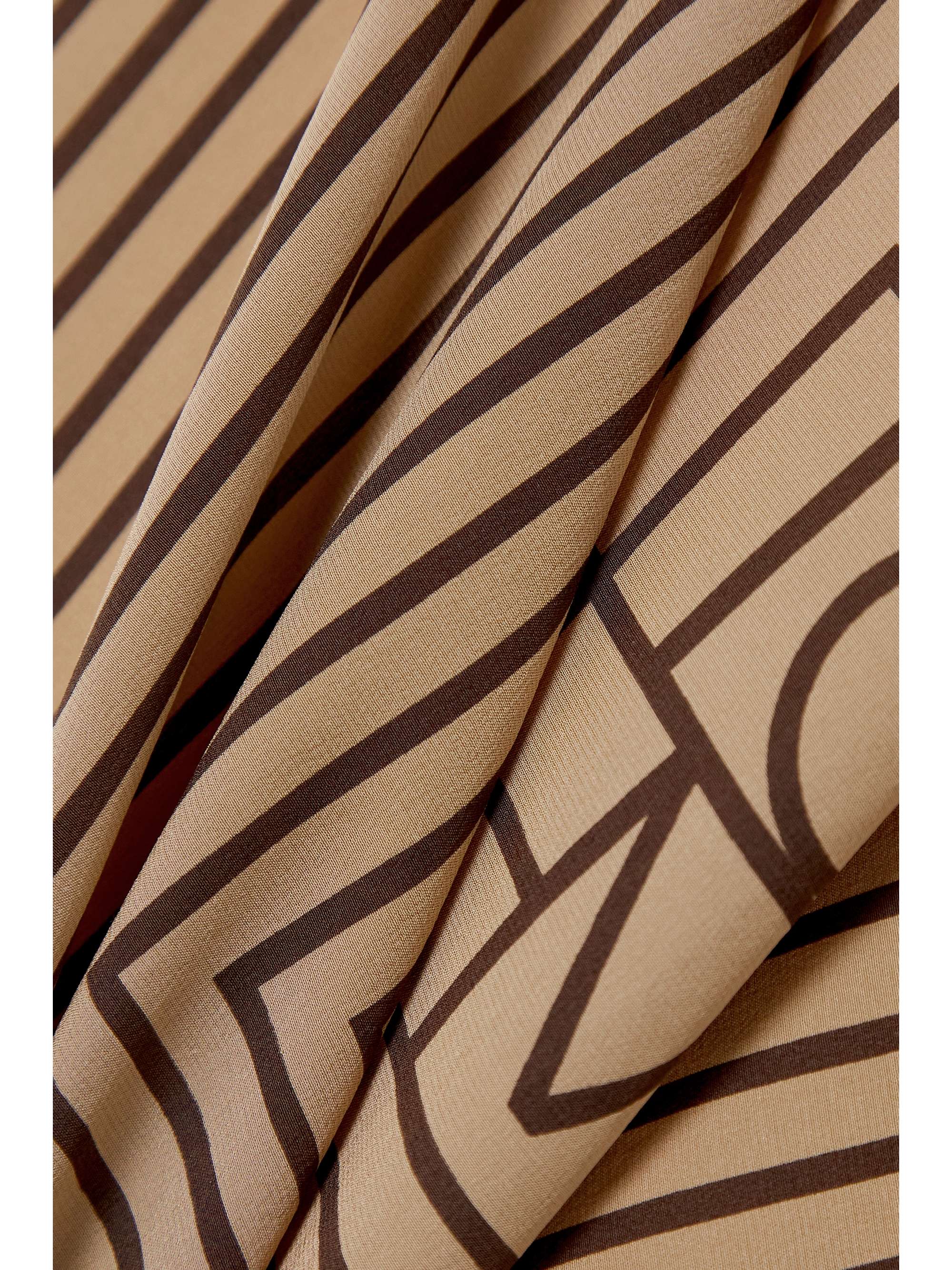 TOTEME Printed silk crepe de chine scarf