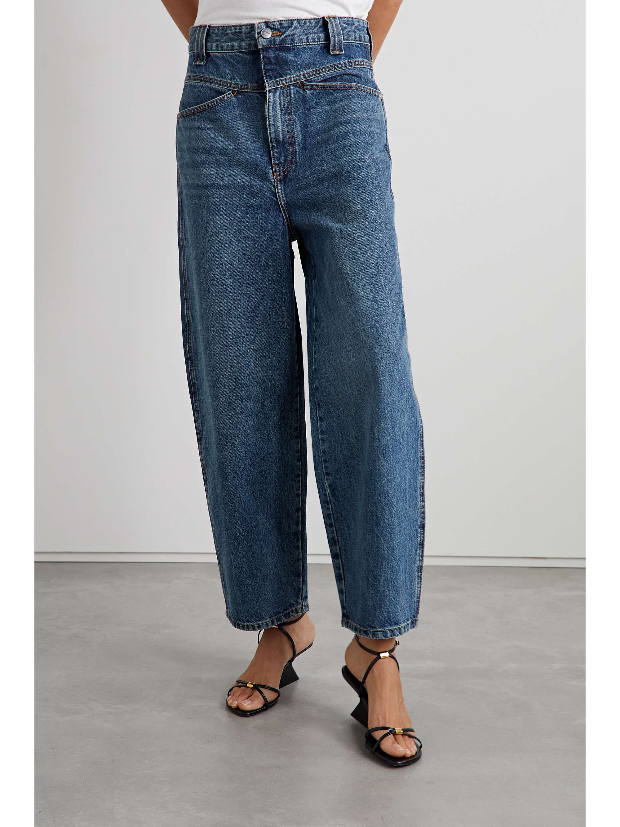 KHAITE Preen high-rise wide-leg pants