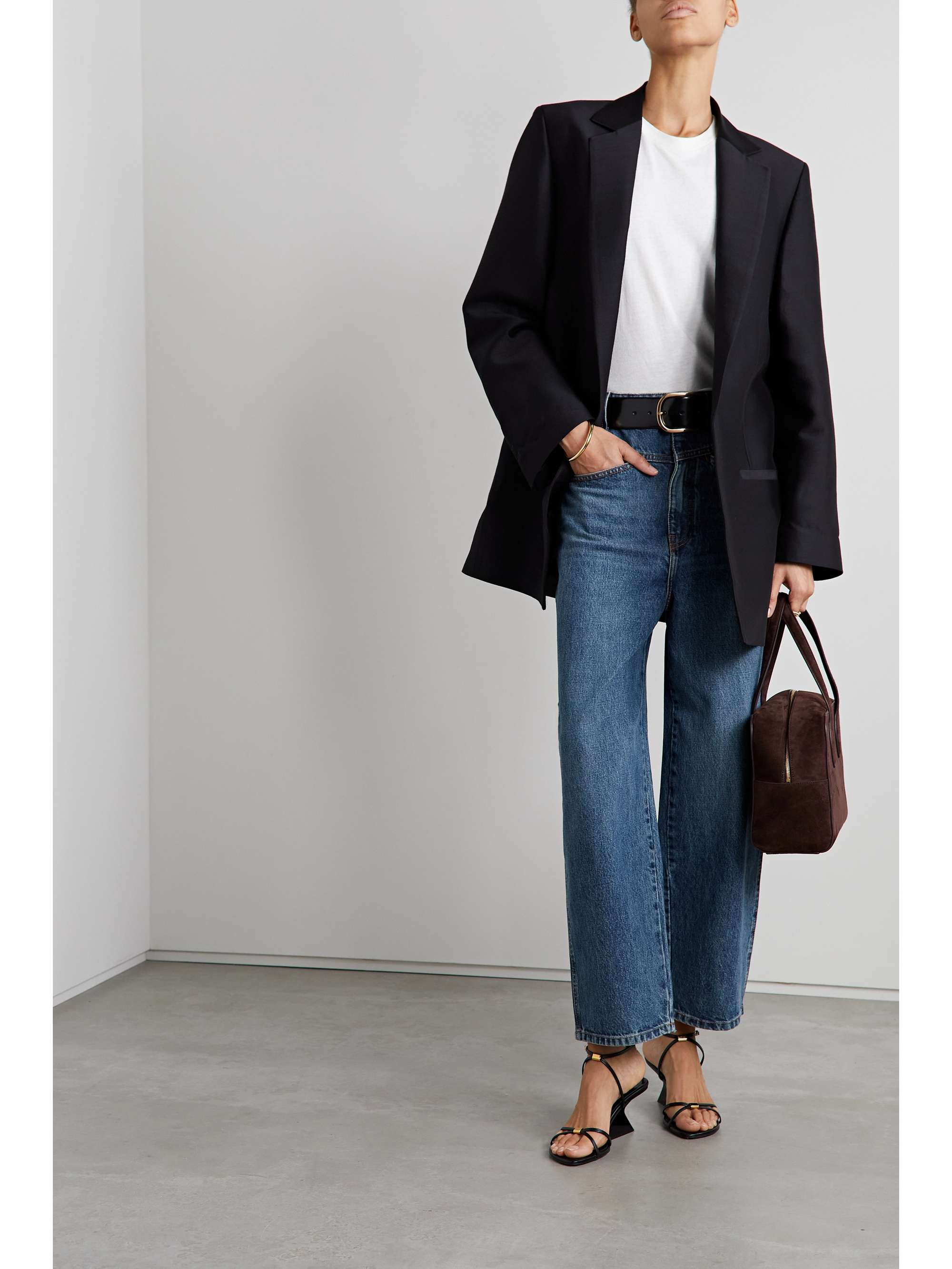 KHAITE Preen high-rise wide-leg pants