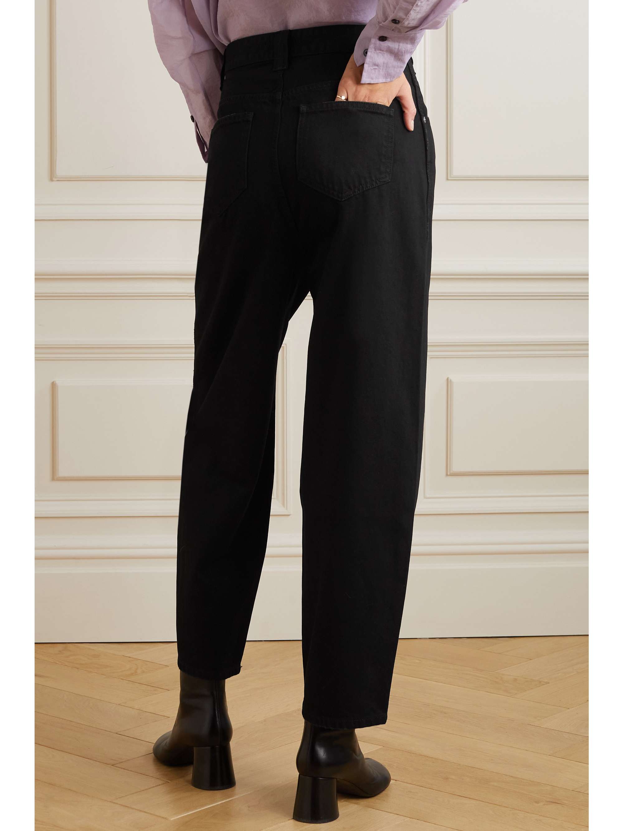 KHAITE Preen low-rise boyfriend jeans