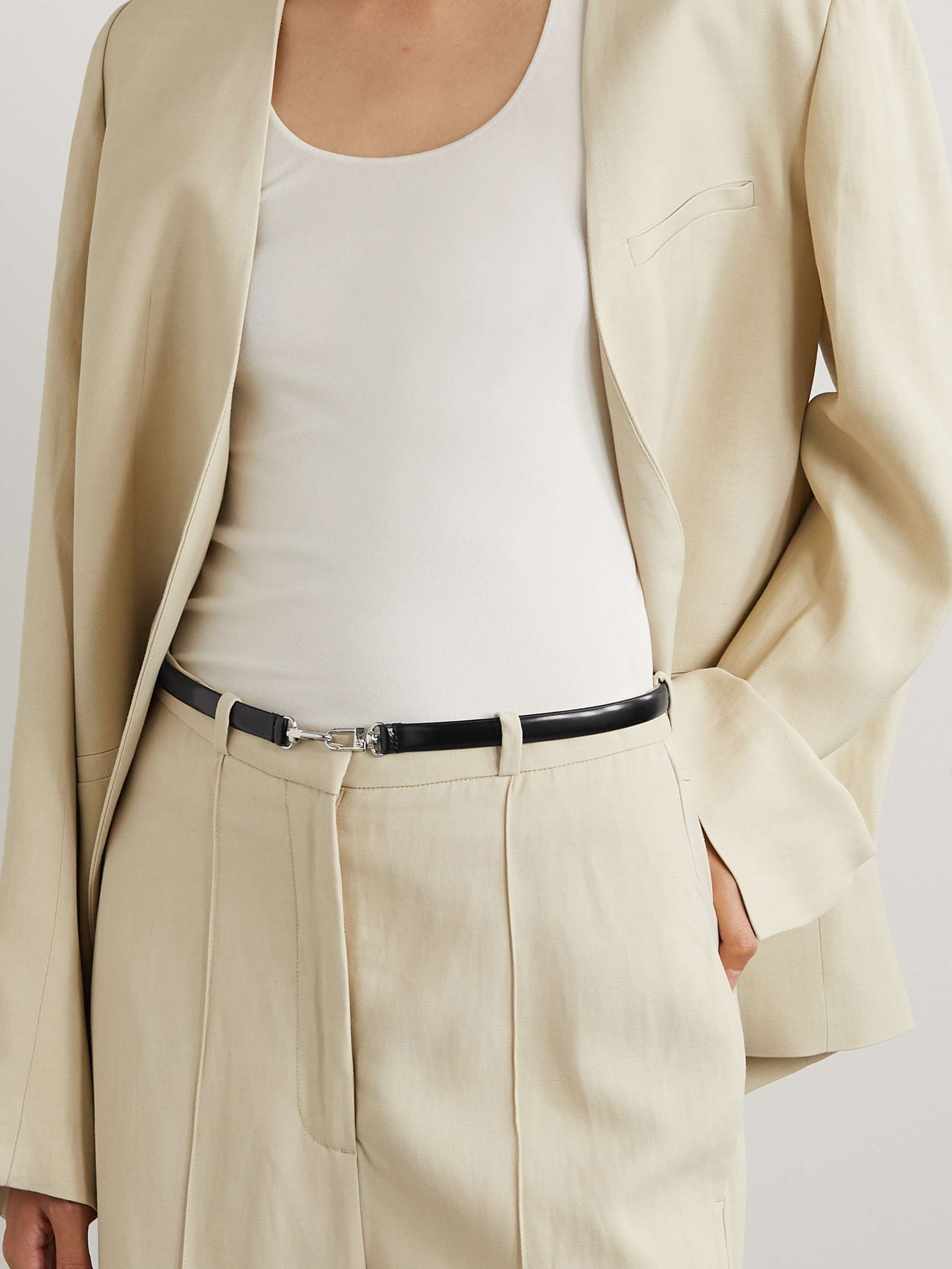 TOTEME Leather waist belt