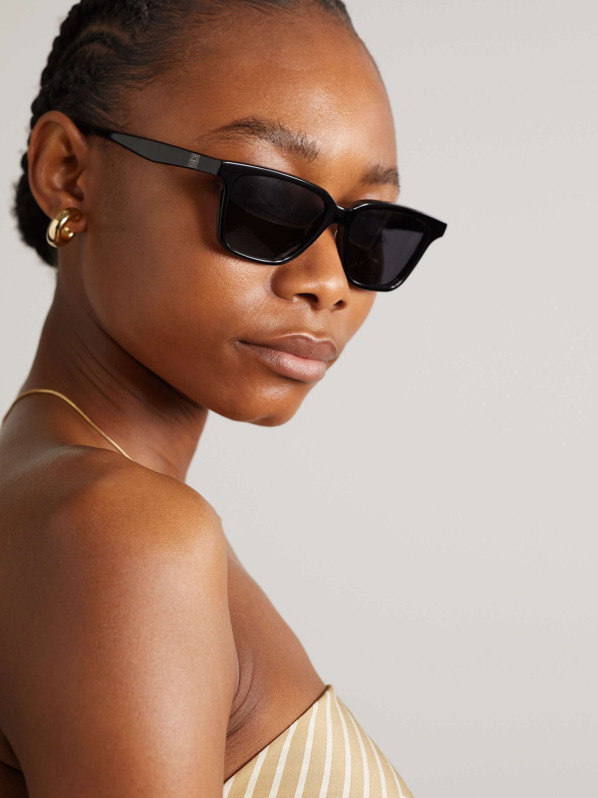 The Squares square-frame acetate sunglasses