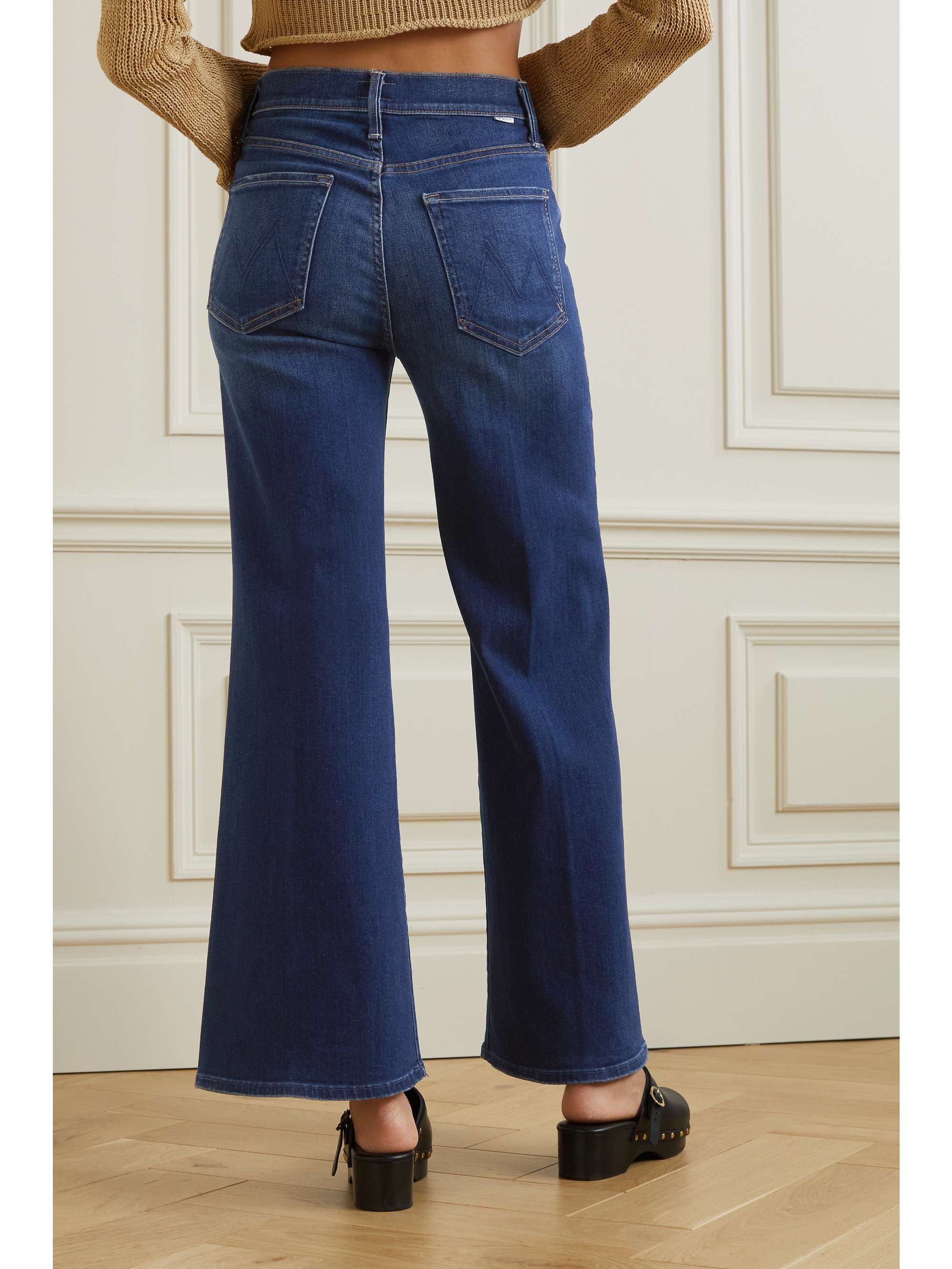 Dark denim The Tomcat Roller high-rise 