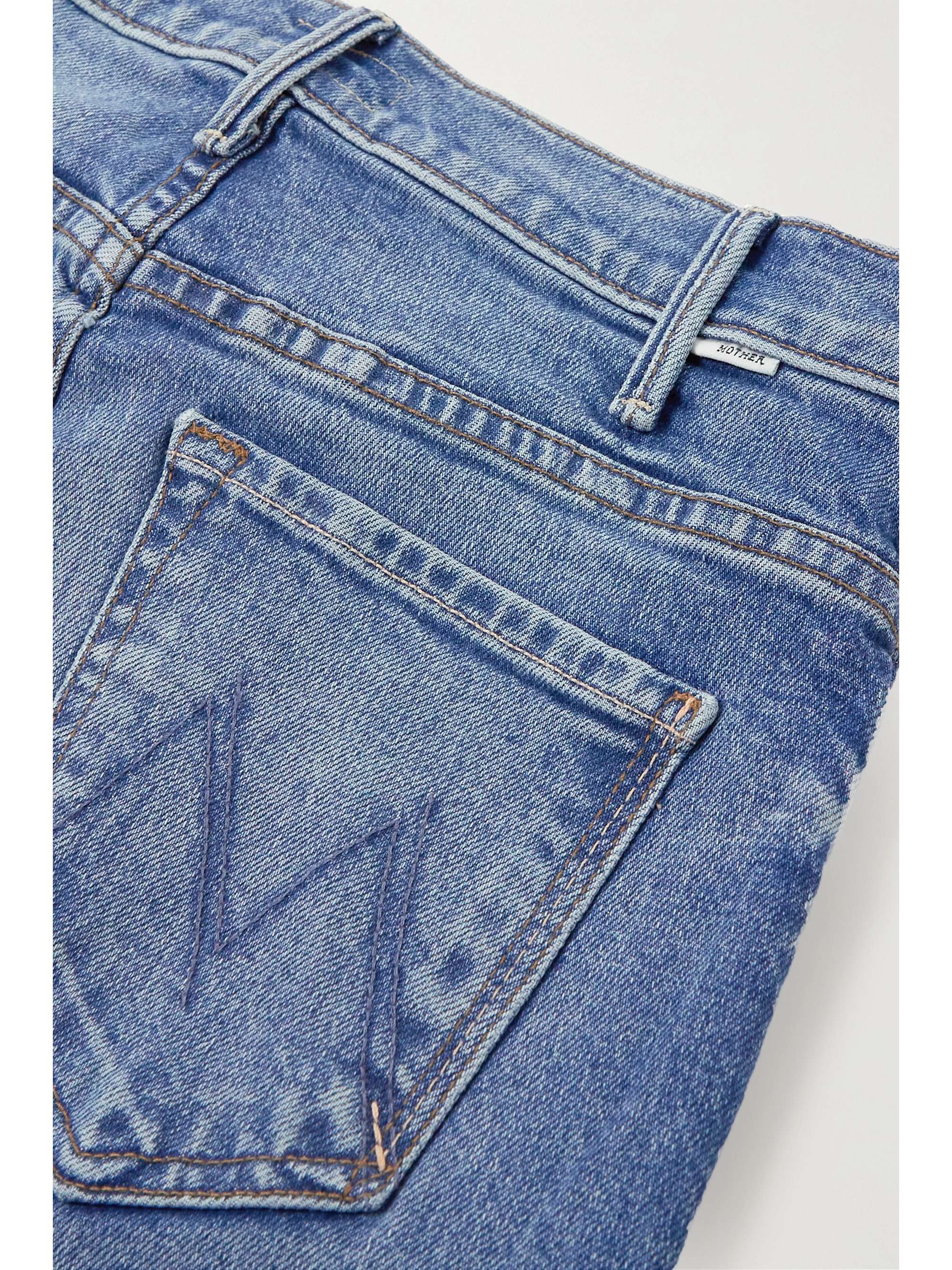 MOTHER The Hustler high-rise wide-leg organic jeans