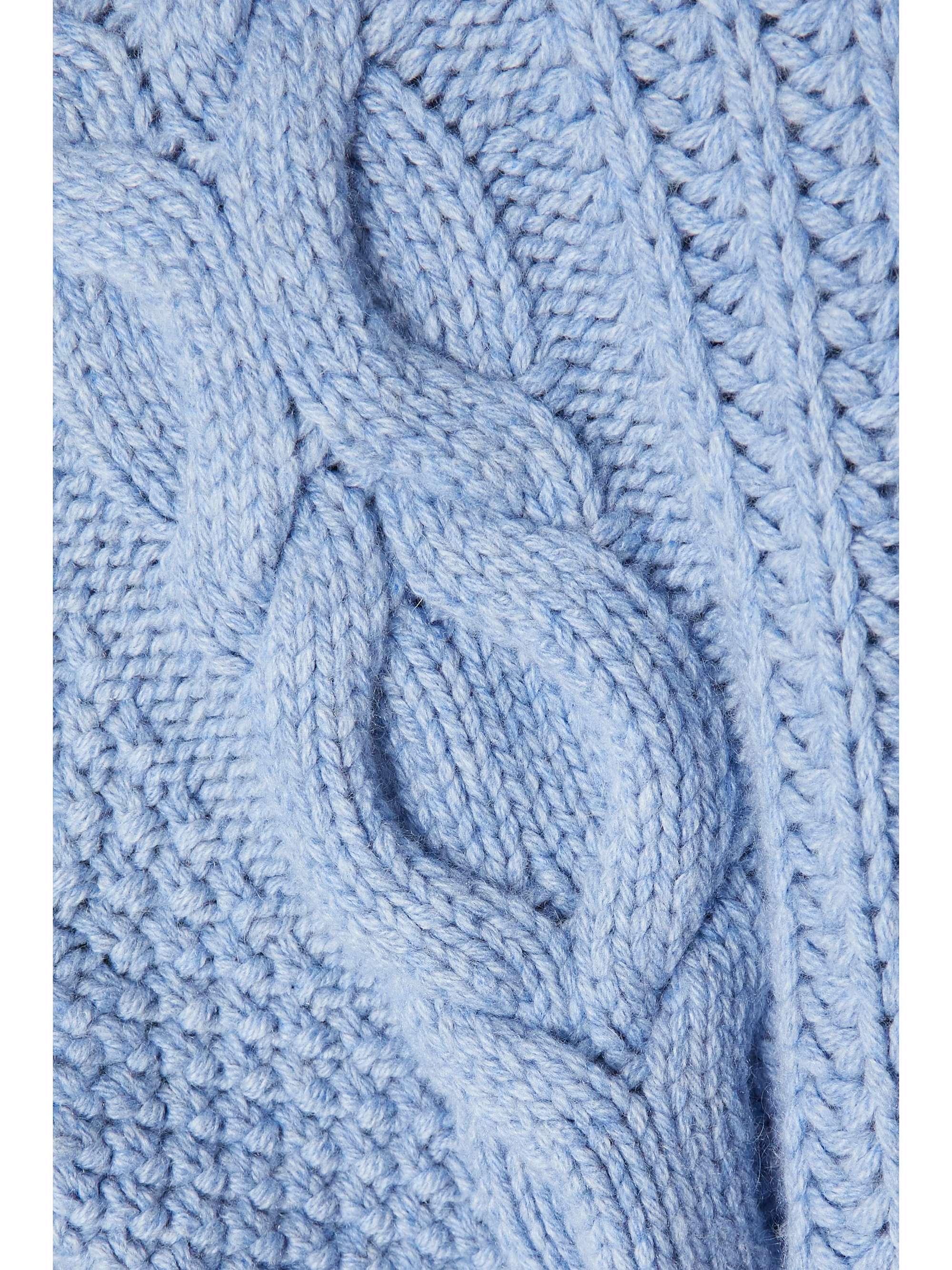 KHAITE Lupita cable-knit cashmere sweater
