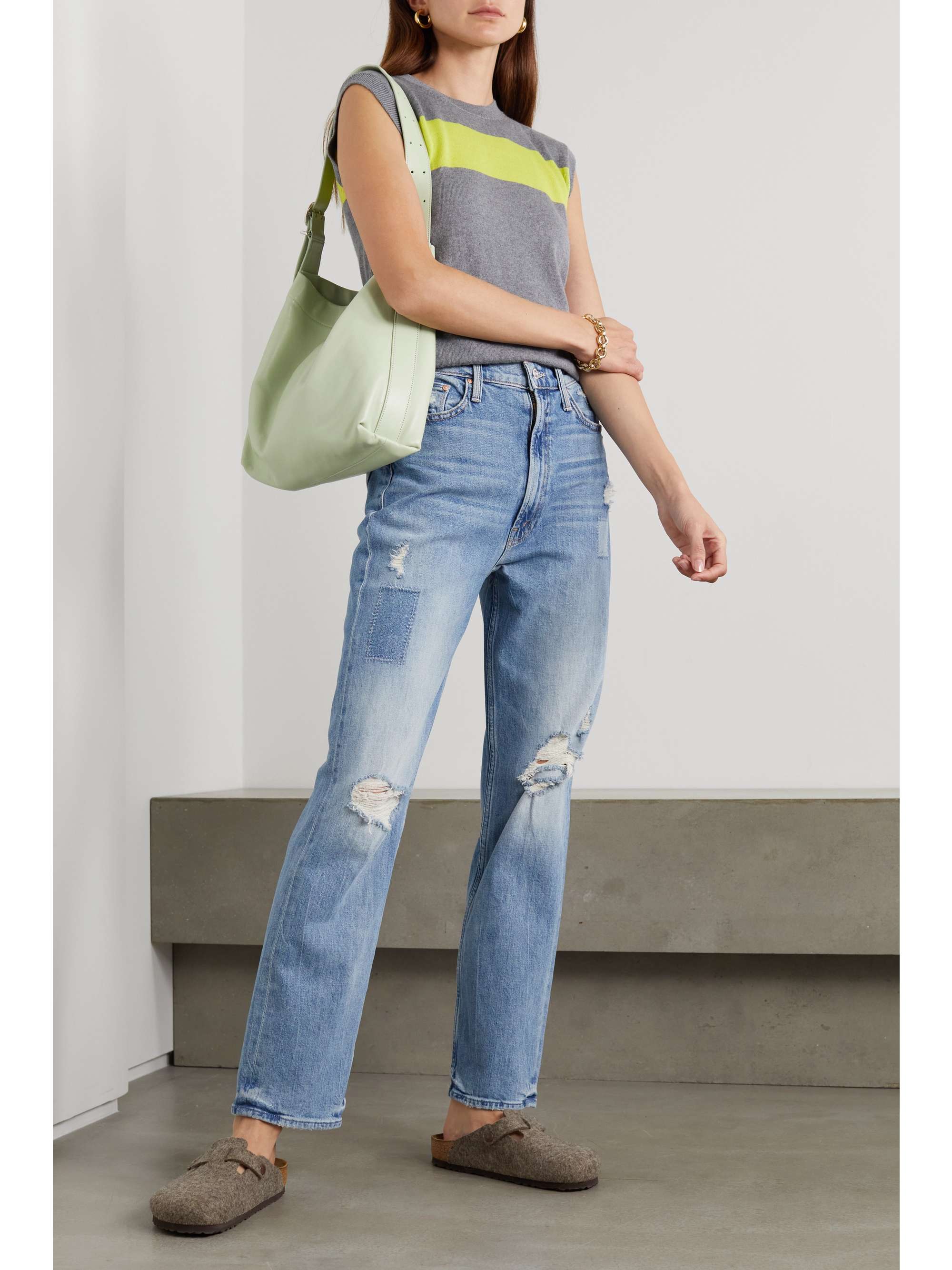 Study Hover high-rise straight-leg jeans