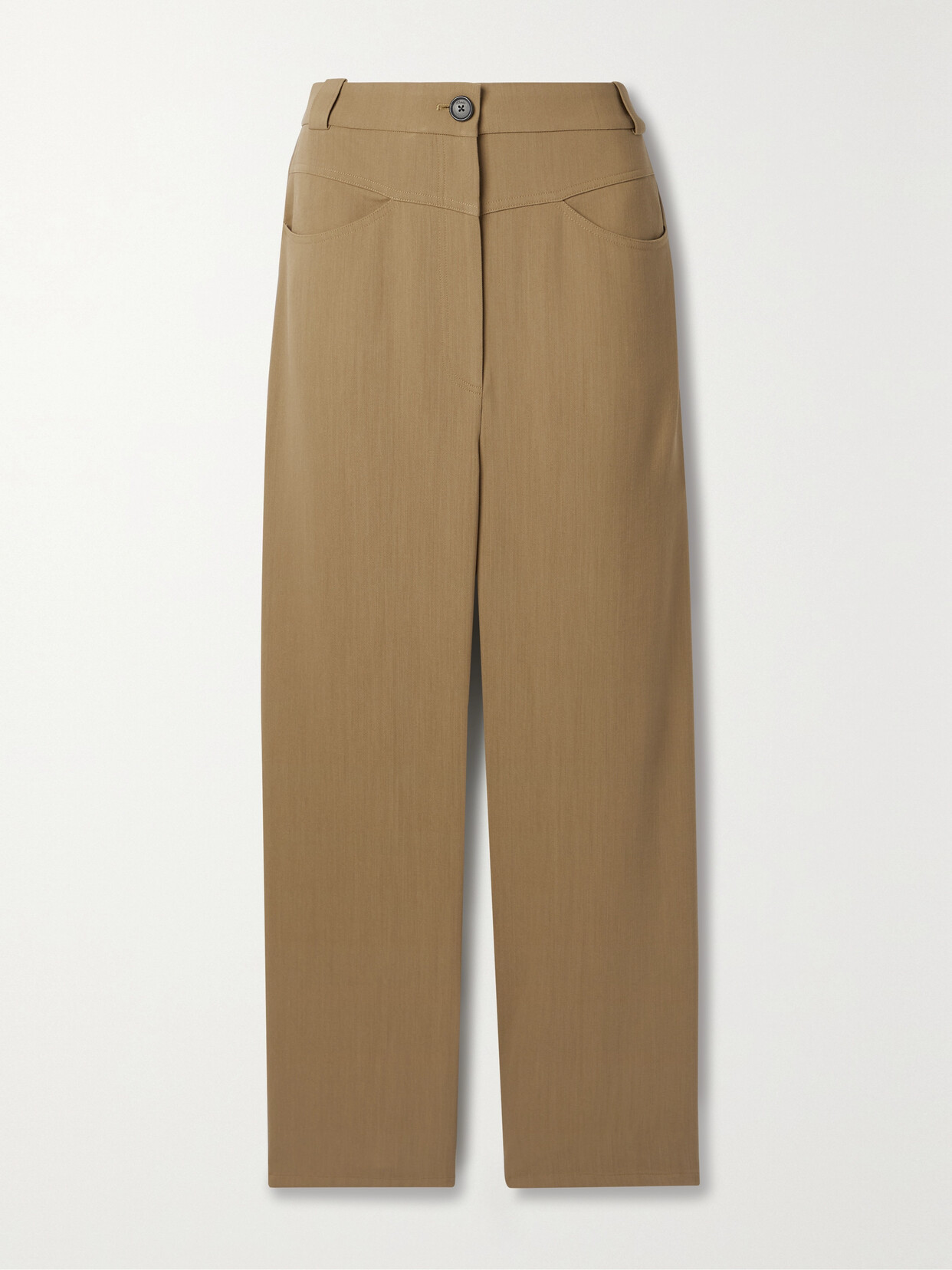 Khaite Preen Piqué Wide-leg Pants