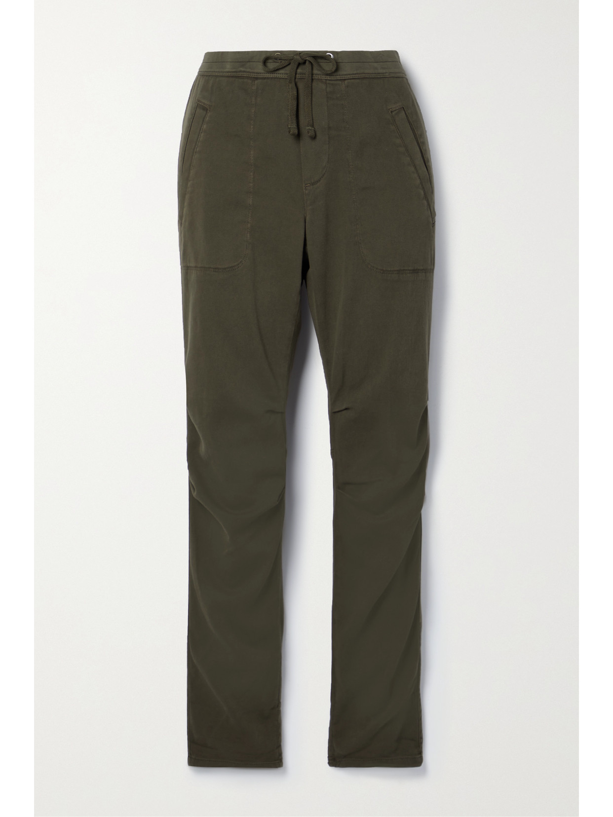 JAMES PERSE COTTON-BLEND TWILL TRACK PANTS