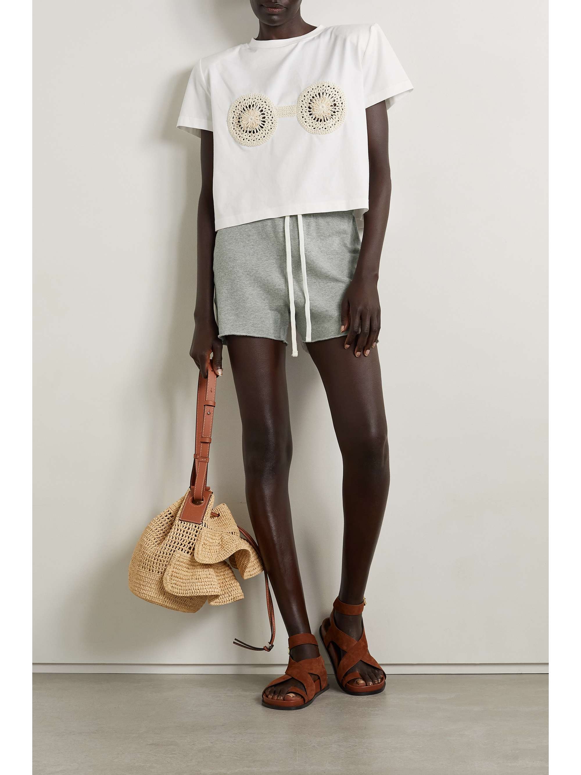 JAMES PERSE Cotton-jersey shorts