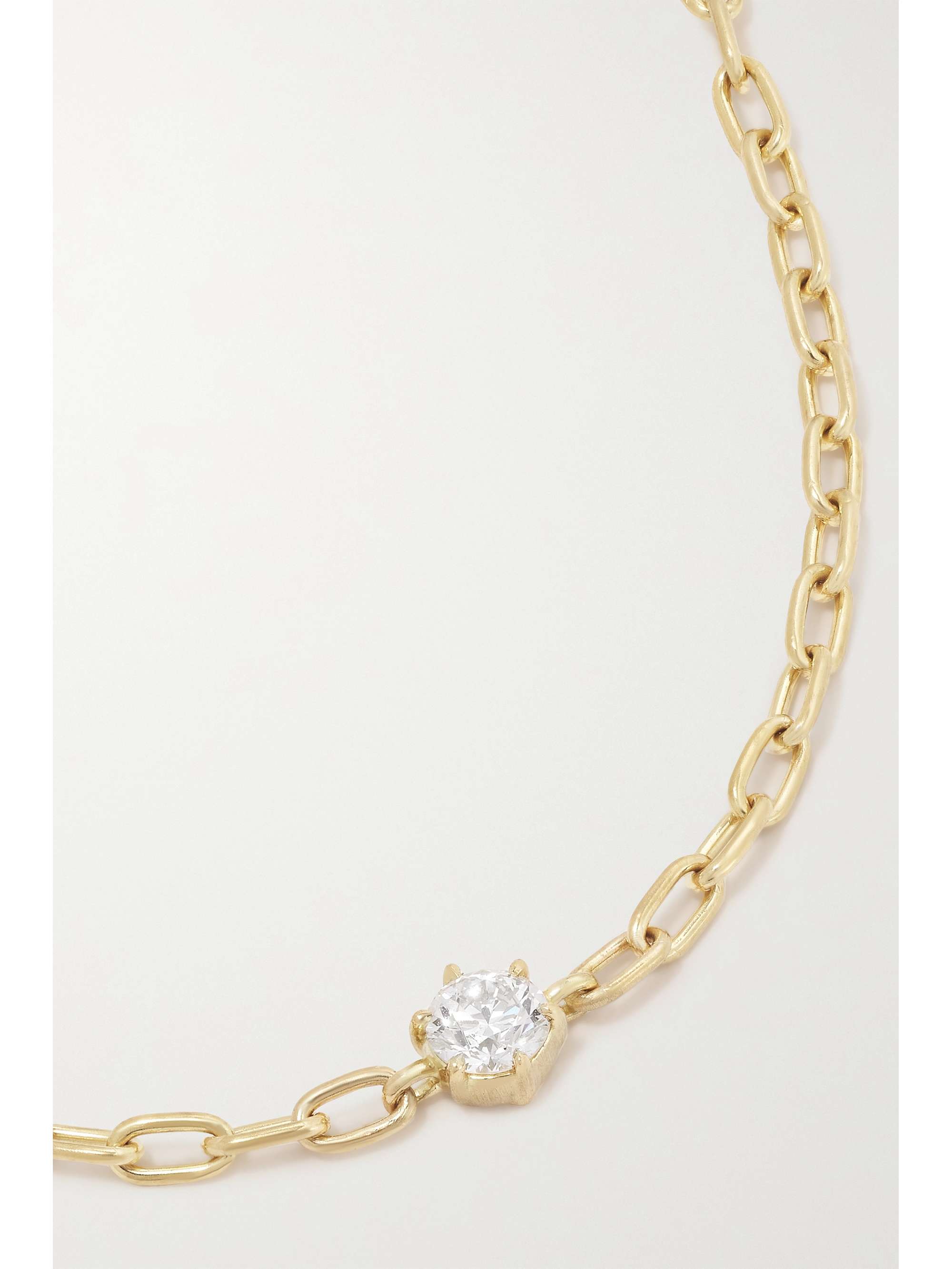 JADE TRAU Penelope Armband aus 18 Karat Gold mit Diamant