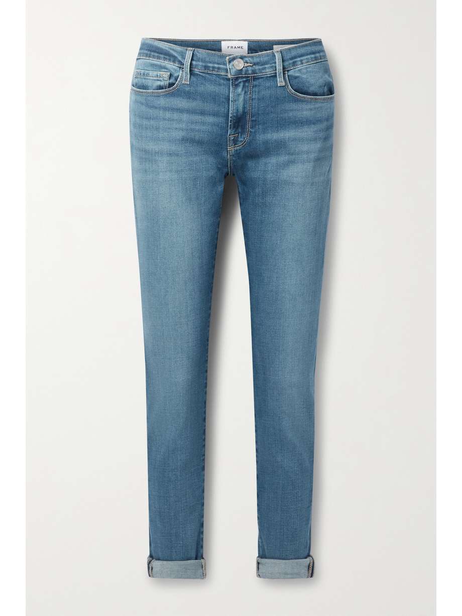 net-a-porter.com | Le Garcon distressed low-rise slim boyfriend jeans
