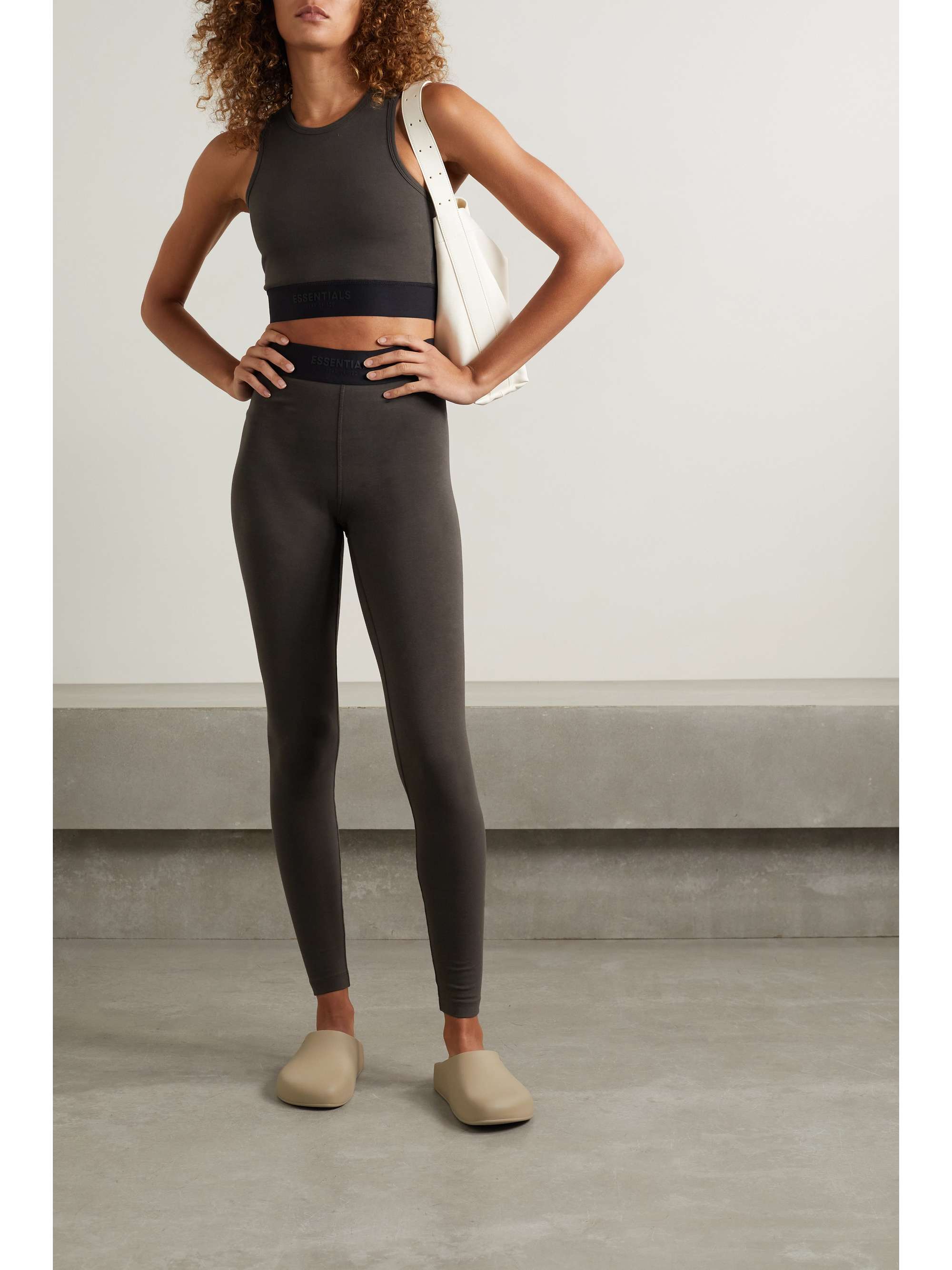 FEAR OF GOD ESSENTIALS Stretch-cotton leggings