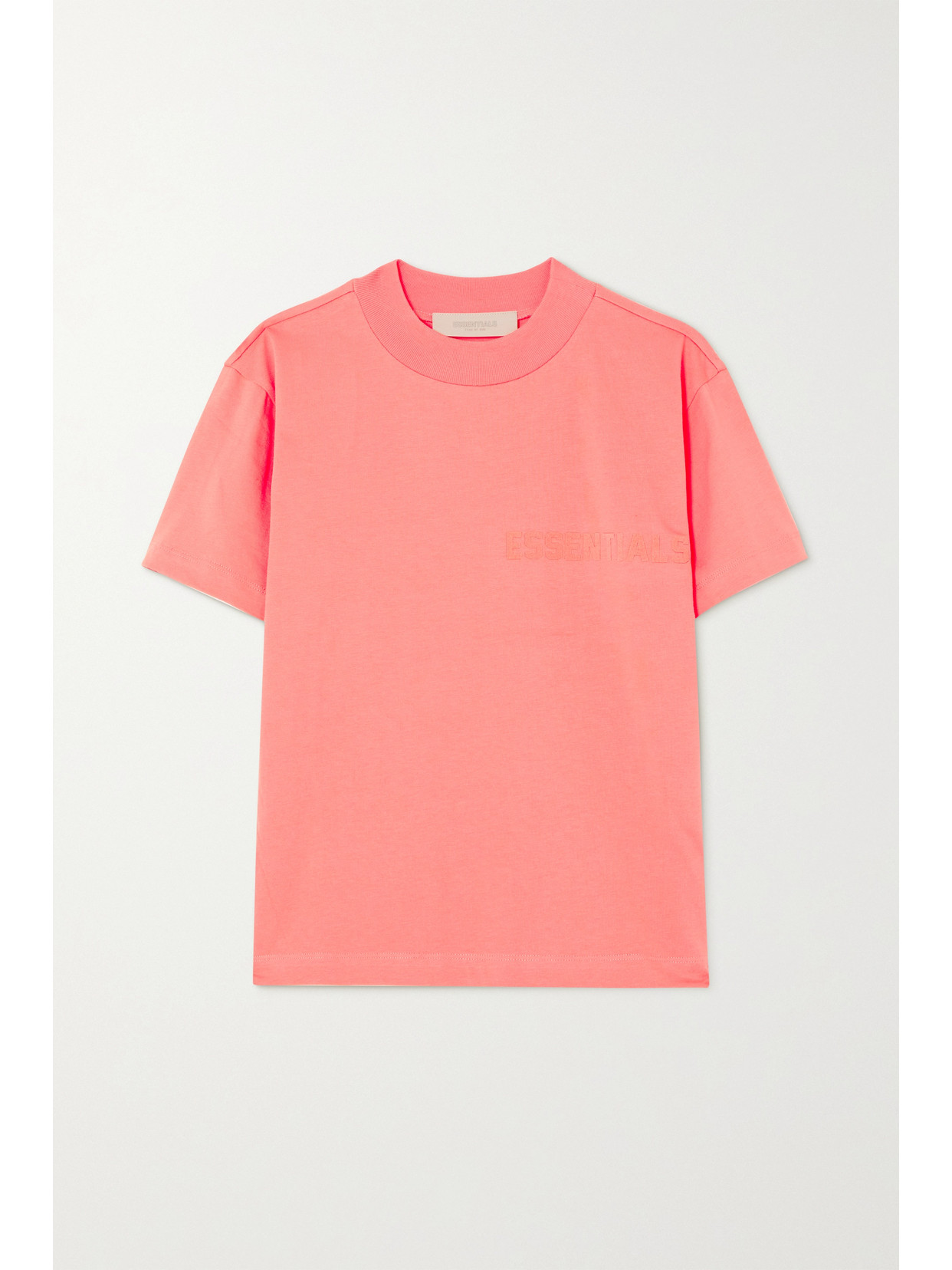 ESSENTIALS APPLIQUÉD COTTON-JERSEY T-SHIRT