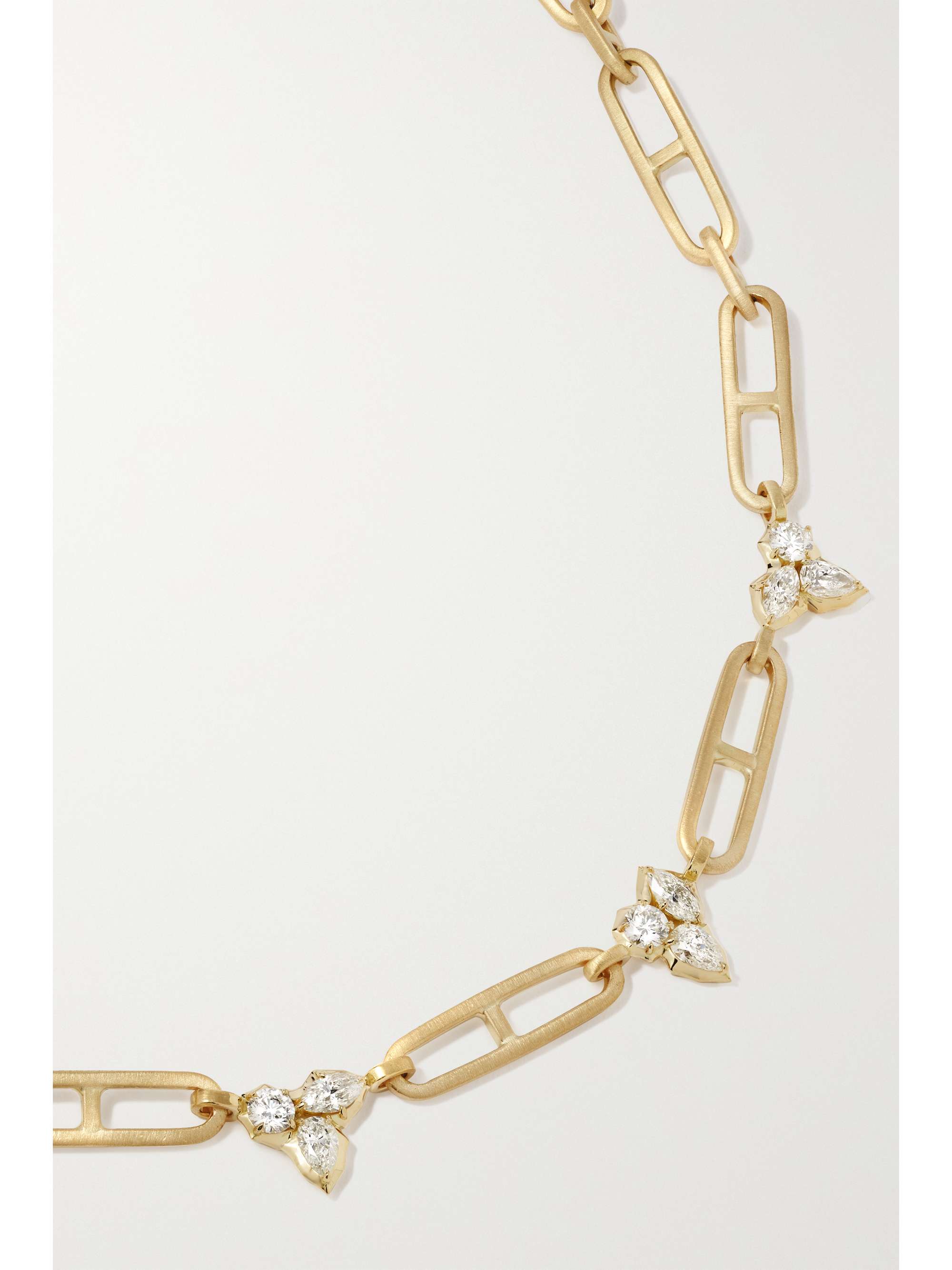 JADE TRAU Poppy Kette aus 18 Karat Gold mit Diamanten