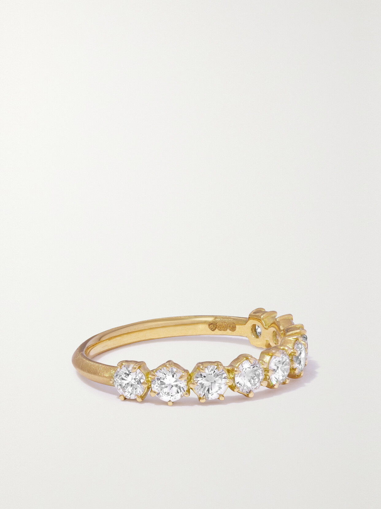 Jade Trau - Catherine Half Eternity No. 2 18-karat Gold Diamond Ring - 7 22 Awaiting product image