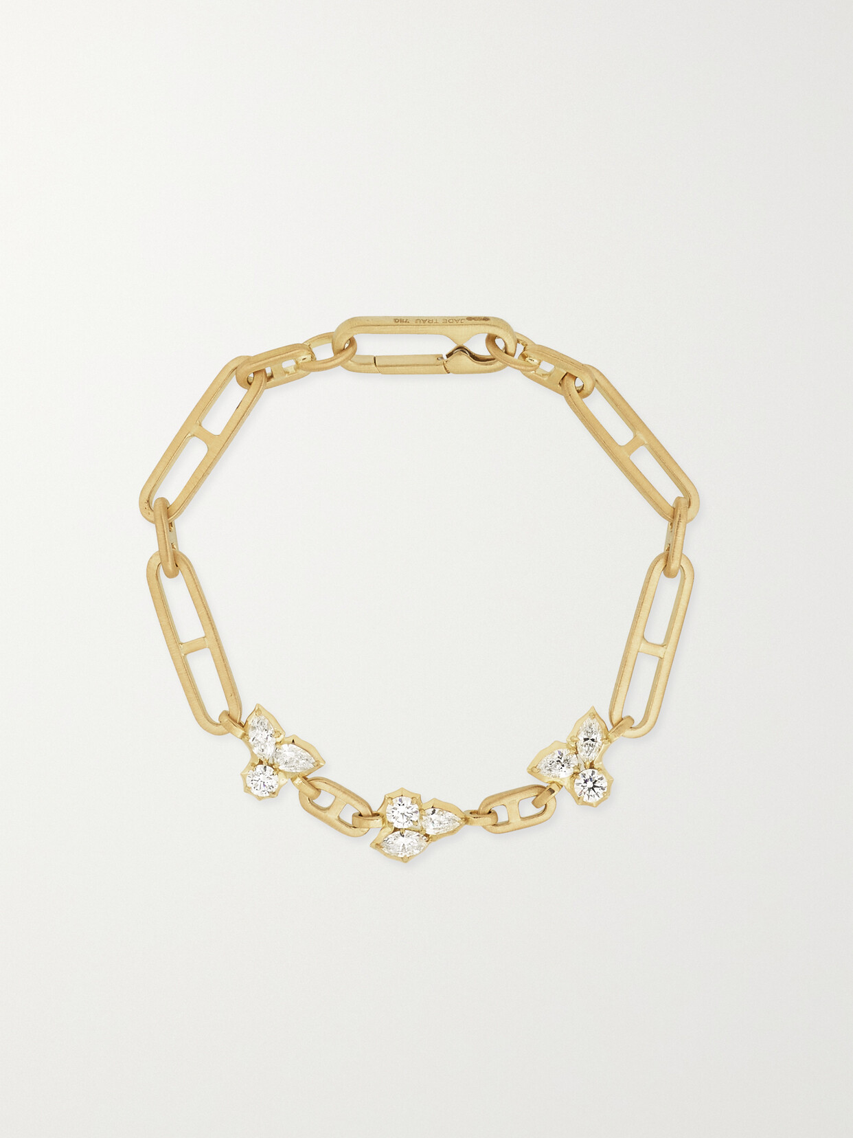 Jade Trau Poppy 18-karat  Diamond Bracelet