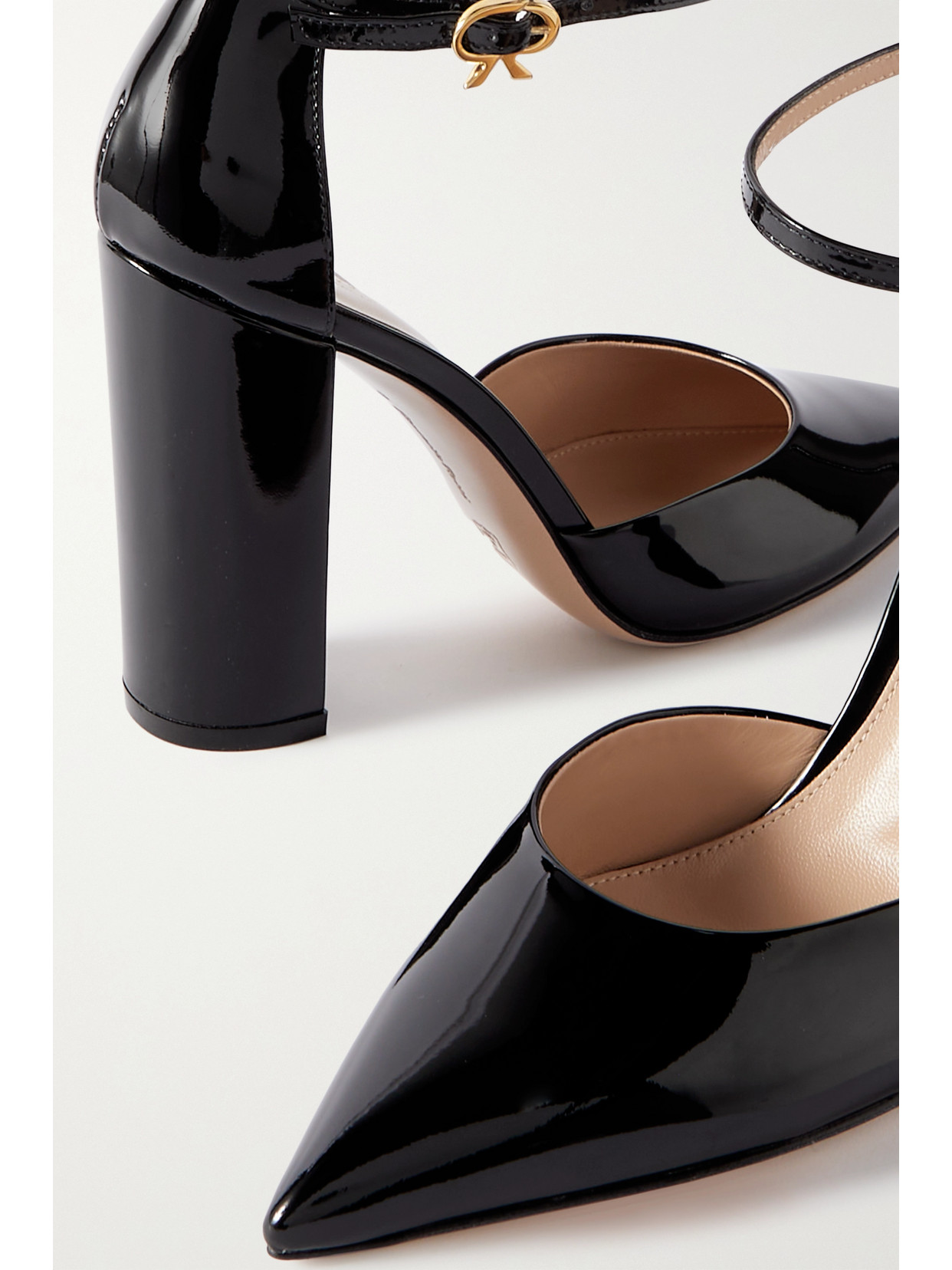 Gianvito Rossi 100 Patent-leather Pumps In Black