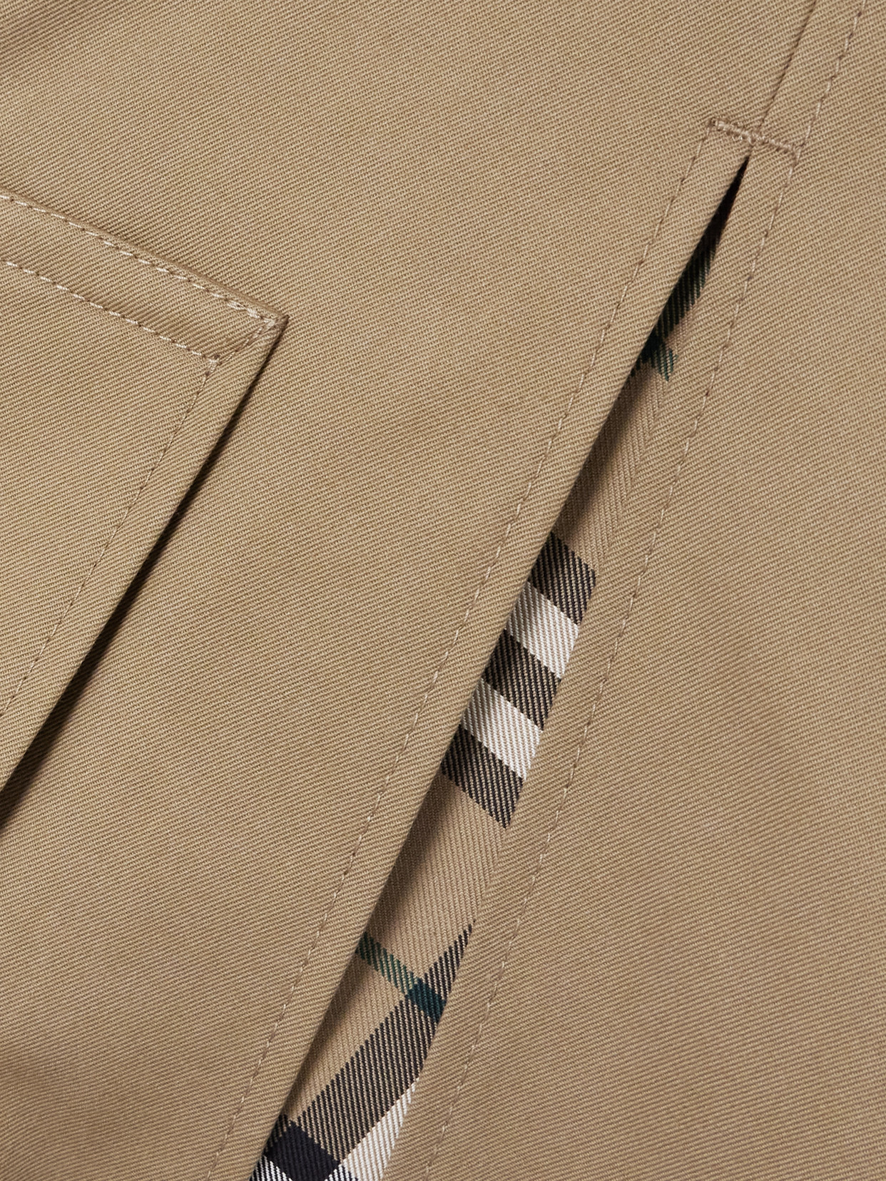 Burberry Cropped Gabardine Cape In Brown