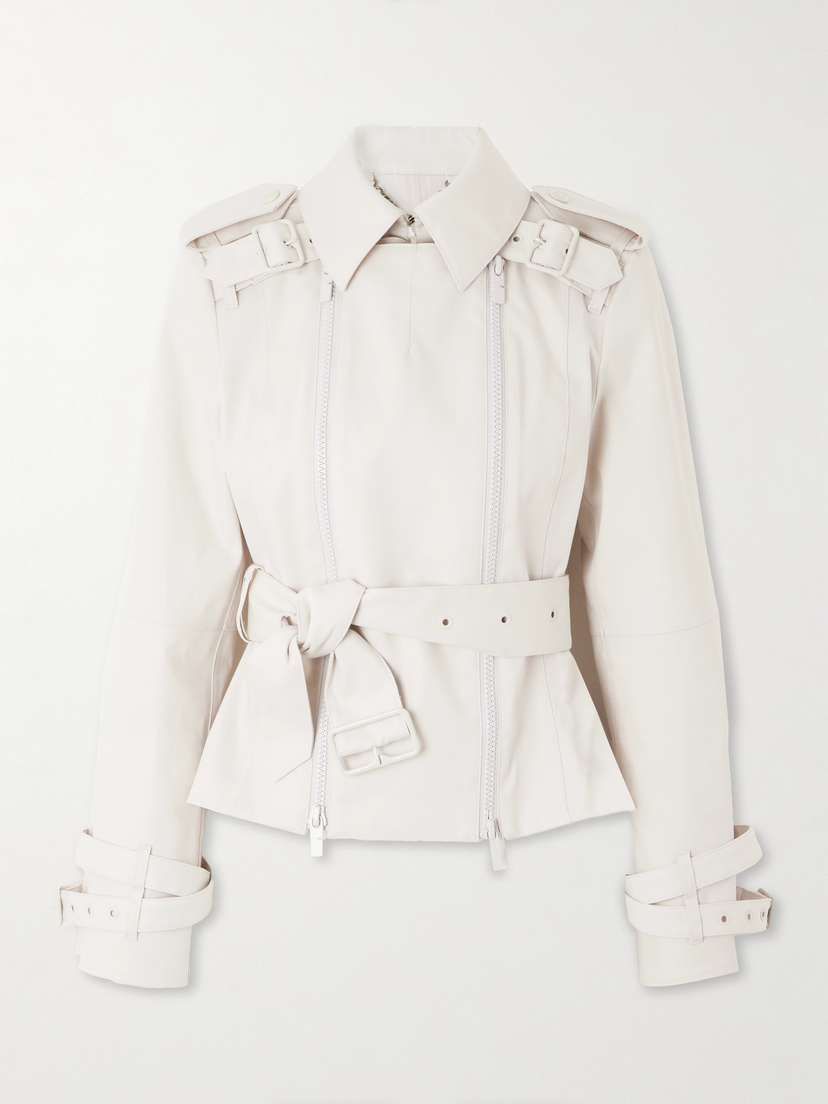 Burberry Belted Cotton-canvas Jacket