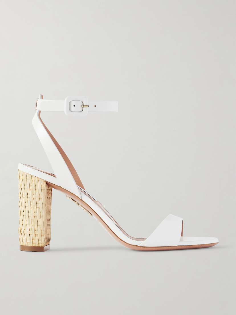 Aquazzura Sunseeker 85 Leather Sandals