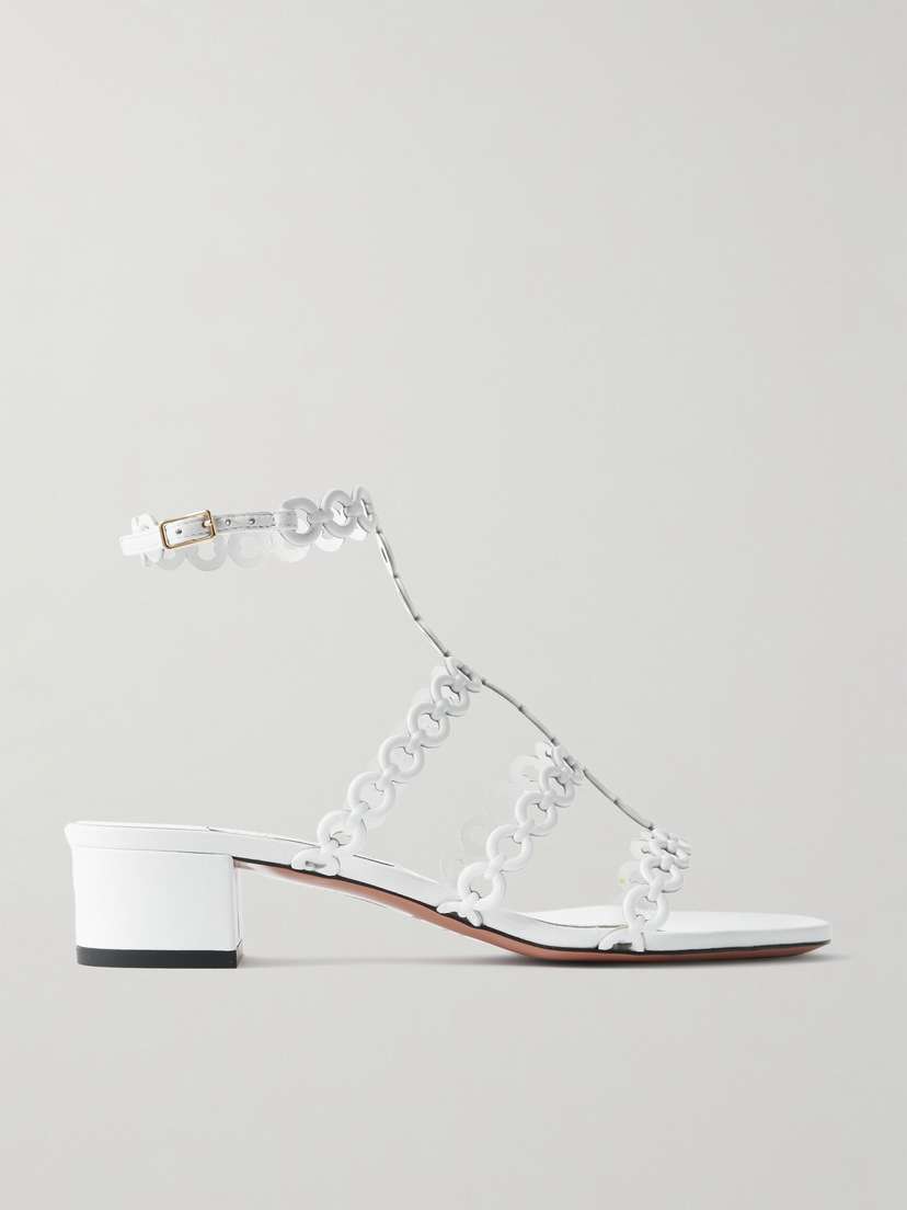Aquazzura Infinity Leather Sandals