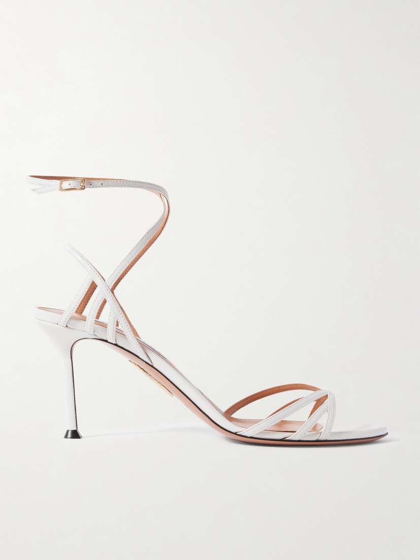 Aquazzura Polanco 85 Leather Sandals