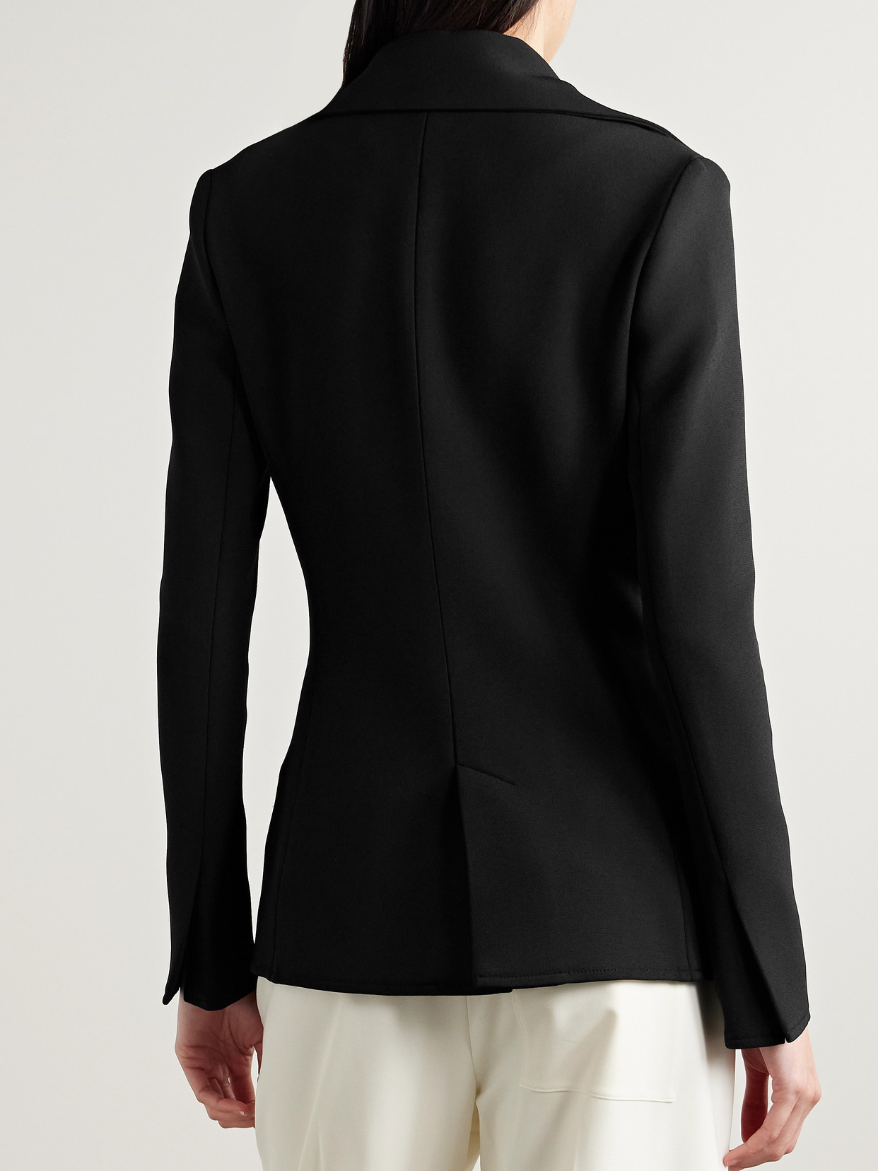 PROENZA SCHOULER MARINE DOUBLE-BREASTED TWILL JACKET