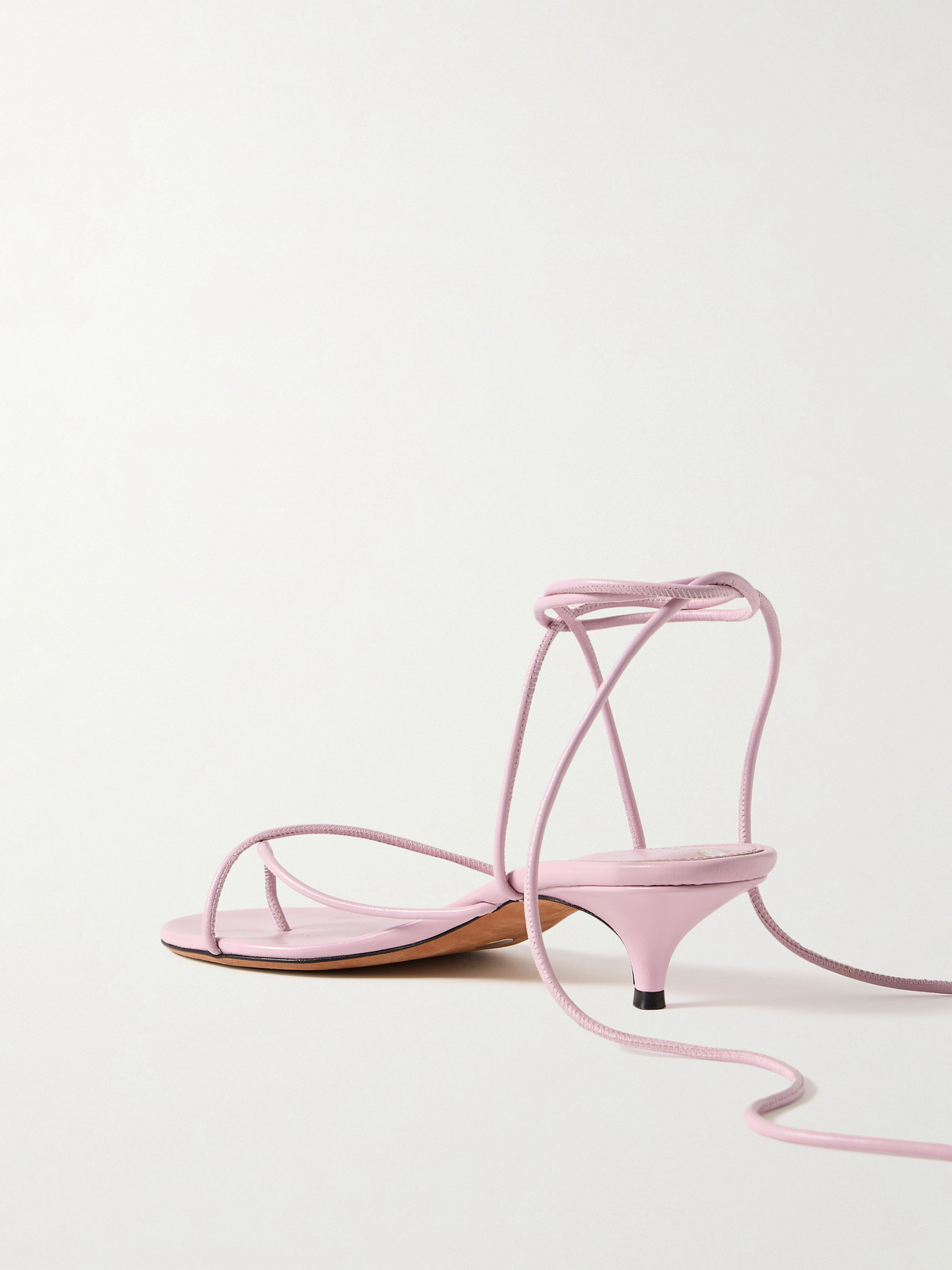 Shop Proenza Schouler Slash Tie Leather Sandals
