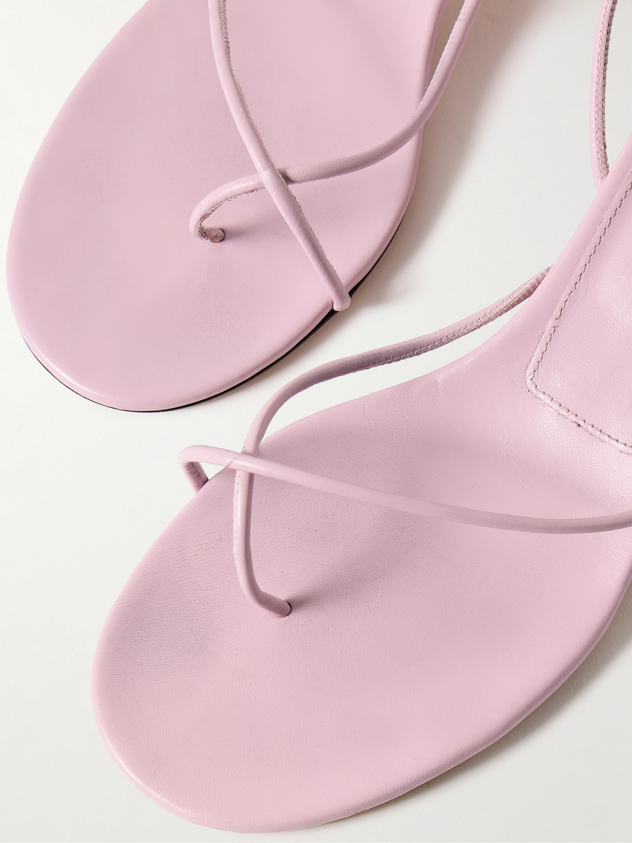 Shop Proenza Schouler Slash Tie Leather Sandals