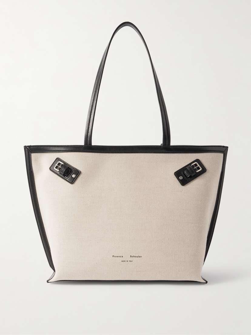 Proenza Schouler Days Leather-trimmed Canvas Tote