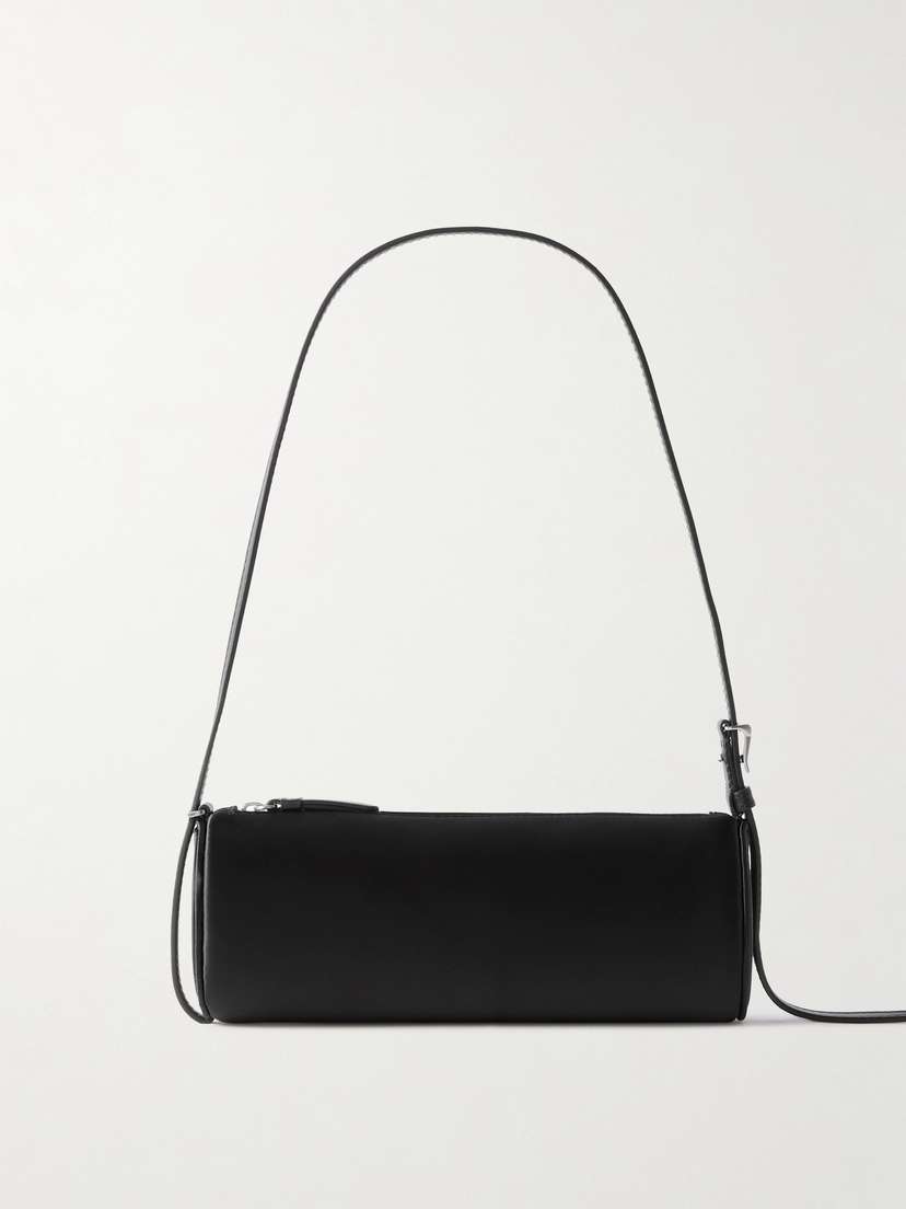 Proenza Schouler Silo Leather-trimmed Satin Shoulder Bag