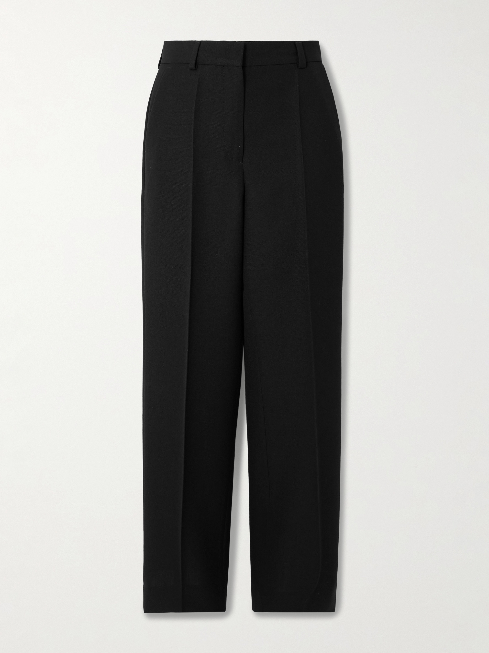 TOTEME Garderob recycled grain de poudre straight-leg pants thumbnail