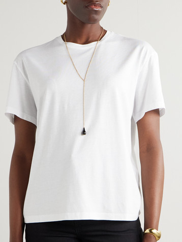 TOTEME Garderob TENCEL™ Lyocell and organic cotton-blend jersey T-shirt