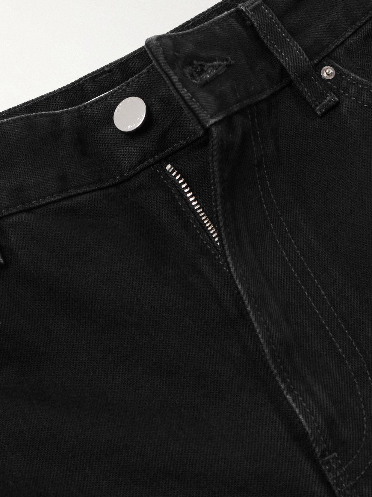 Shop Totême Mid-rise Slim-fit Jeans