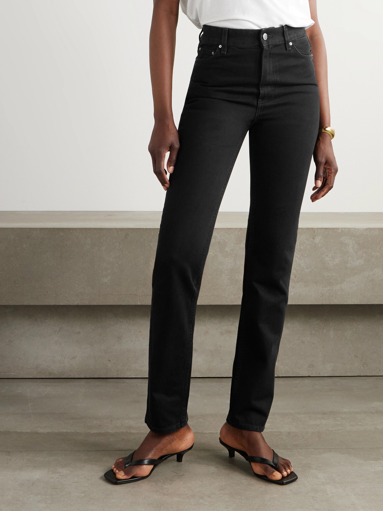 TOTÊME MID-RISE SLIM-FIT JEANS