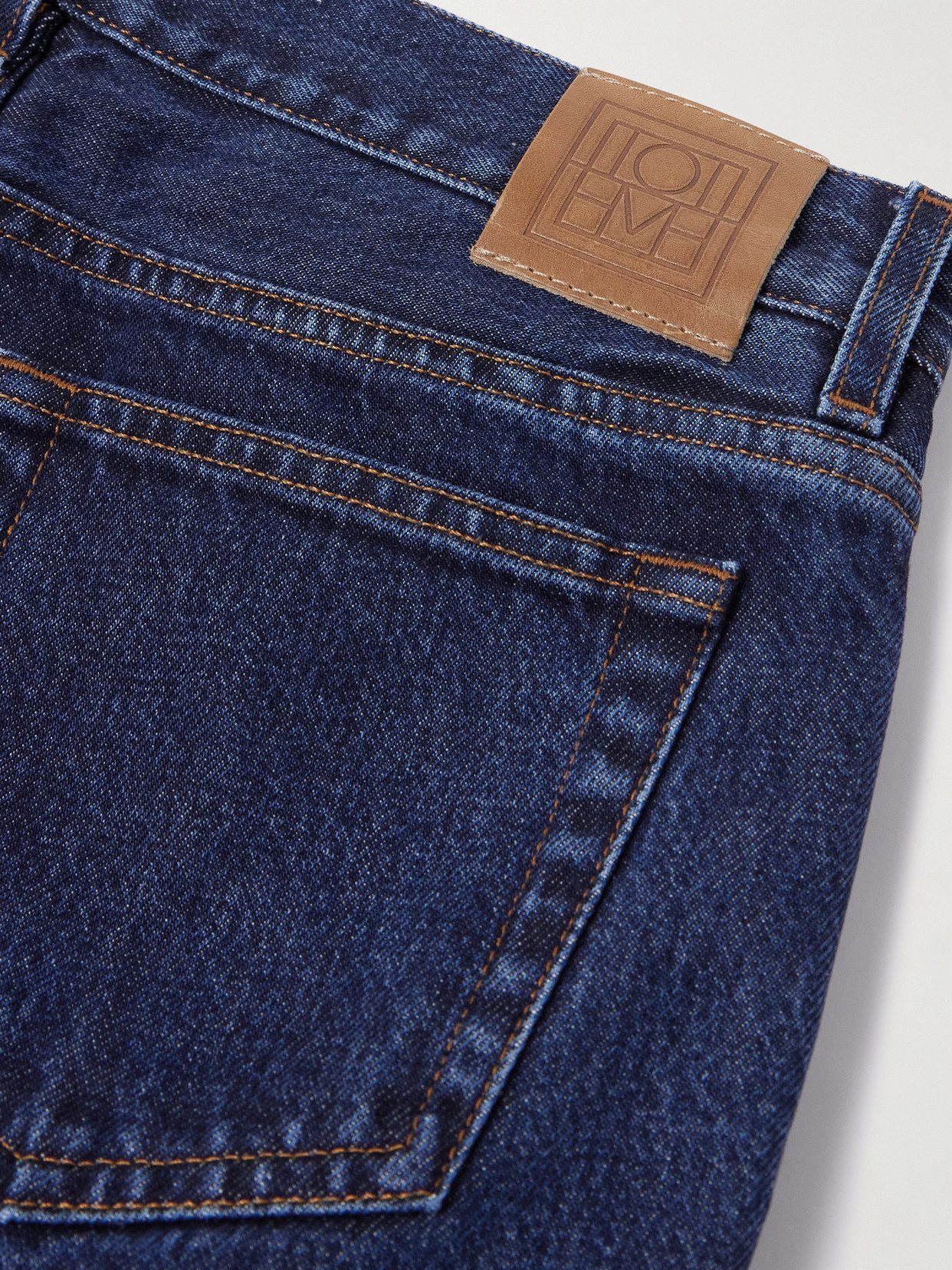 TOTÊME ORGANIC LOW-RISE STRAIGHT-LEG JEANS