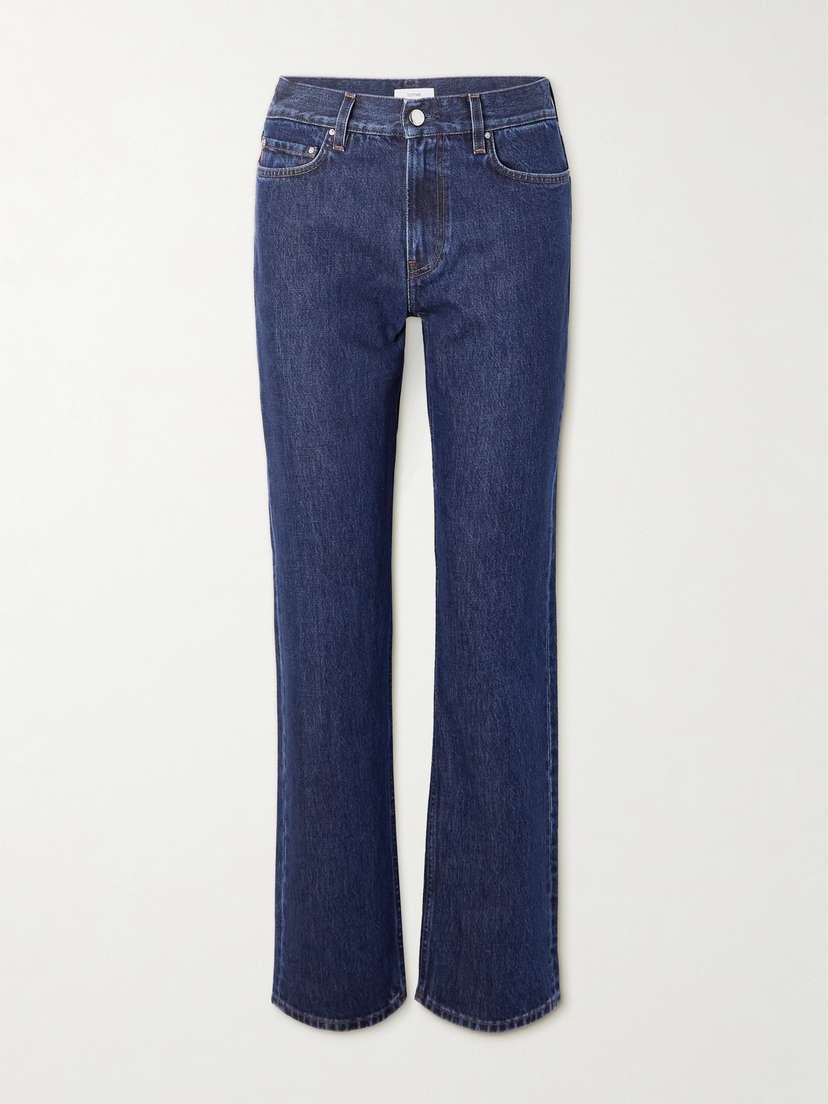 TOTEME Garderob Organic Low-rise Straight-leg Jeans