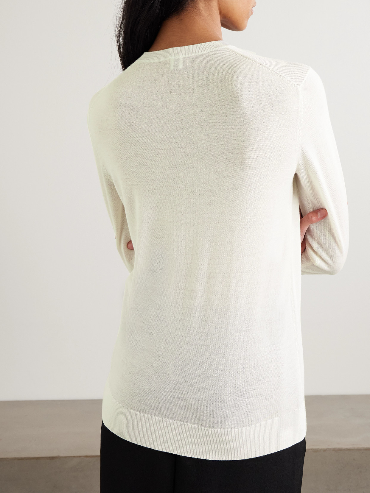 Garderob Wool And Silk-Blend Sweater