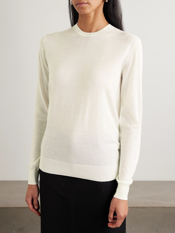 TOTEME Garderob wool and silk-blend sweater