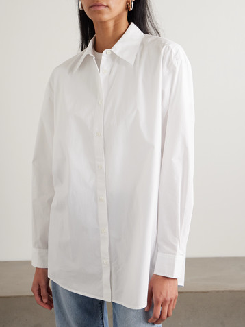TOTEME Garderob organic cotton-poplin shirt