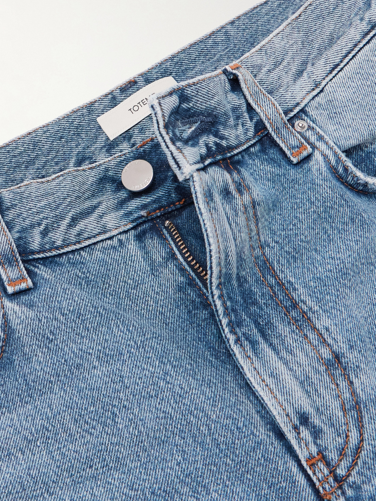 TOTÊME ORGANIC LOW-RISE STRAIGHT-LEG JEANS
