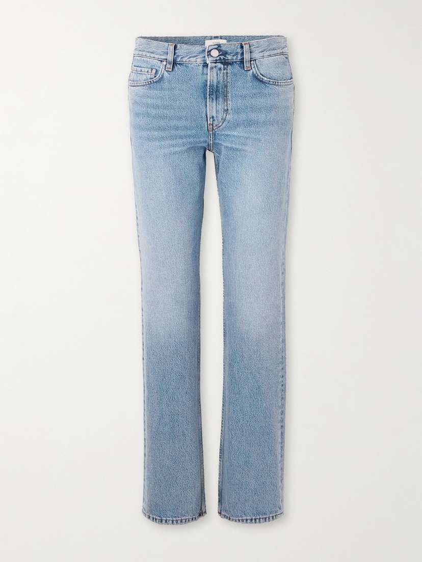 TOTEME Garderob Organic Low-rise Straight-leg Jeans