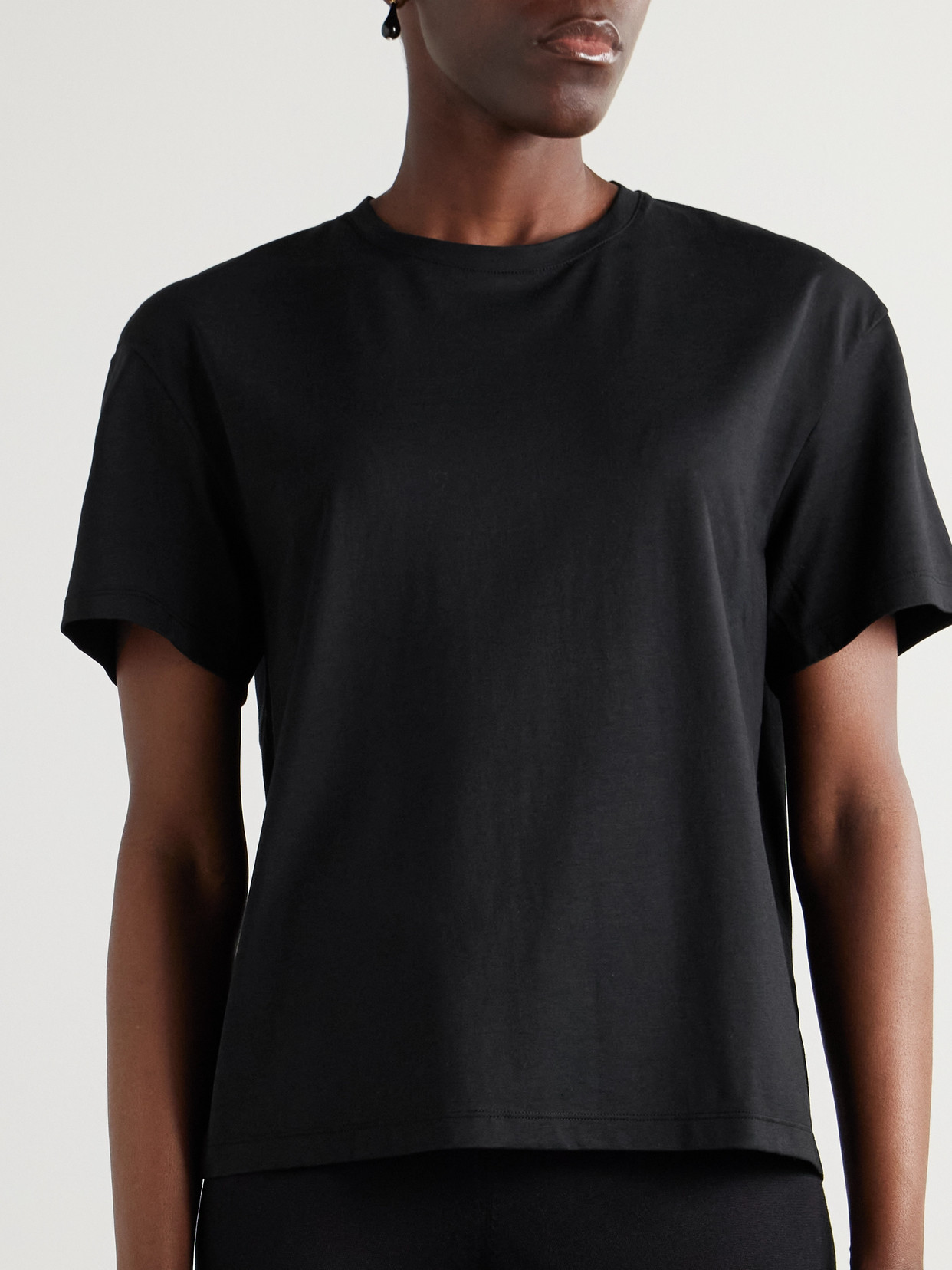 Totême Tencel™ Lyocell And Organic Cotton-blend Jersey T-shirt